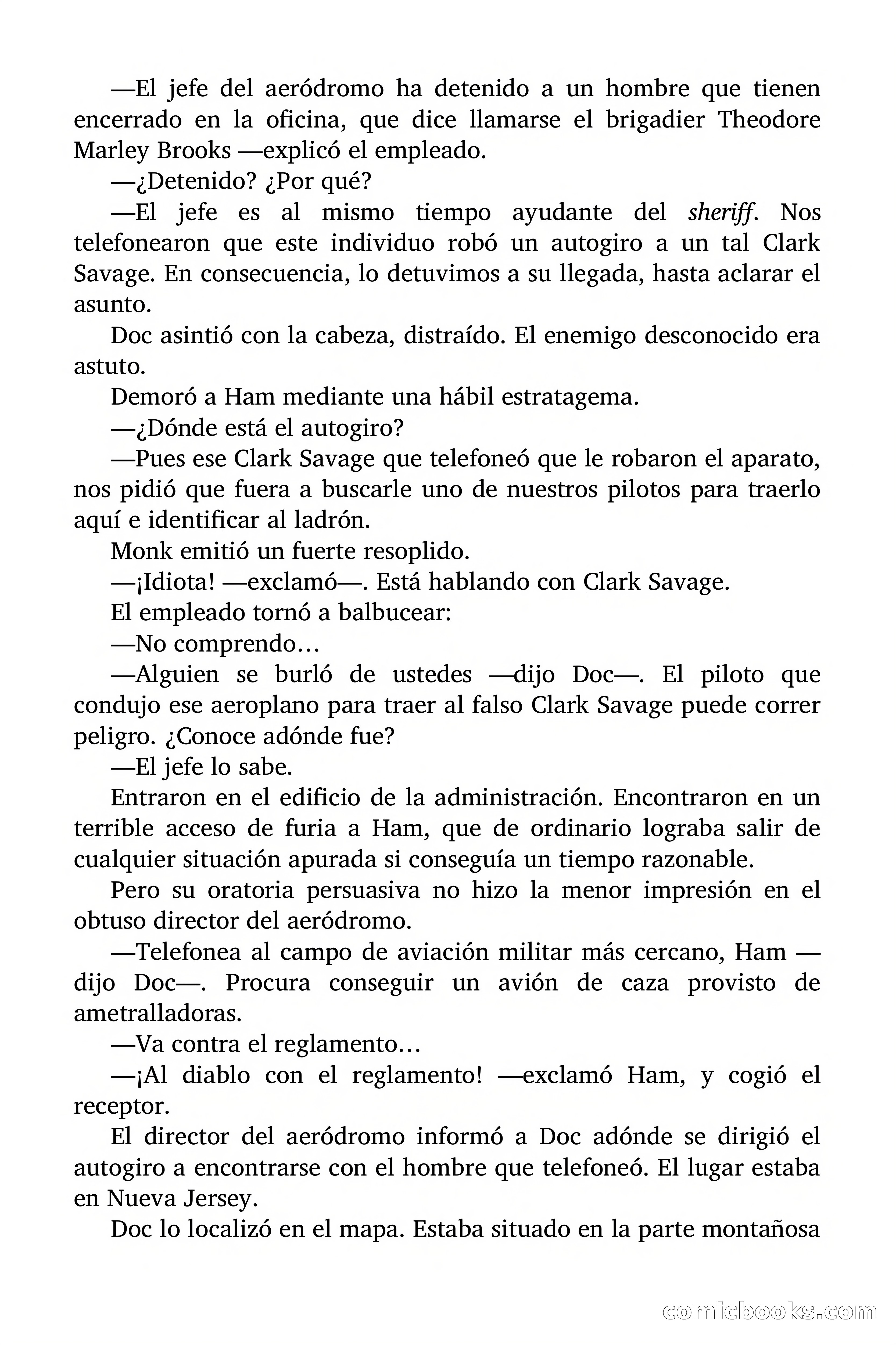 Doc Savage: El hombre de bronce — page 58 of 169