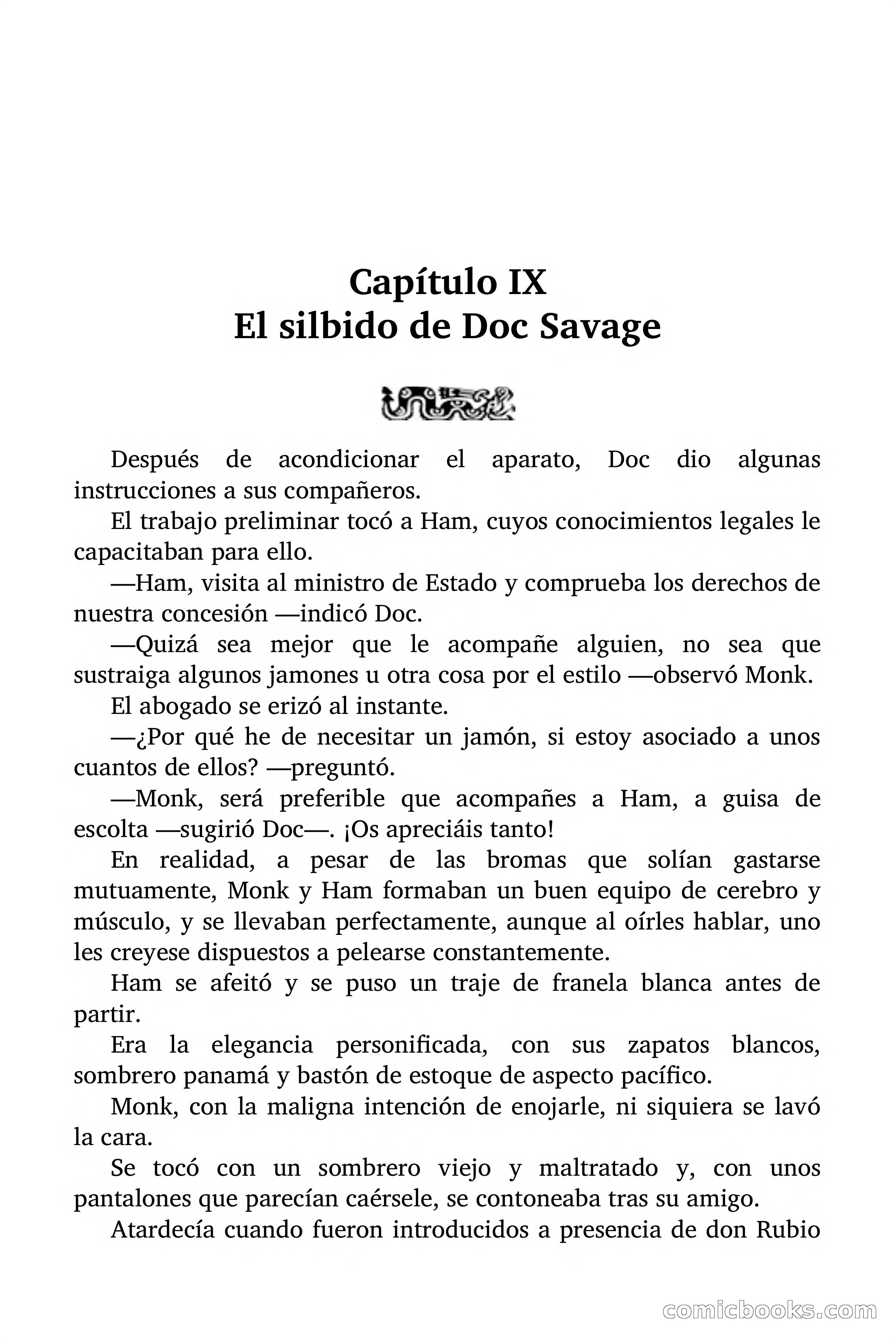 Doc Savage: El hombre de bronce — page 72 of 169