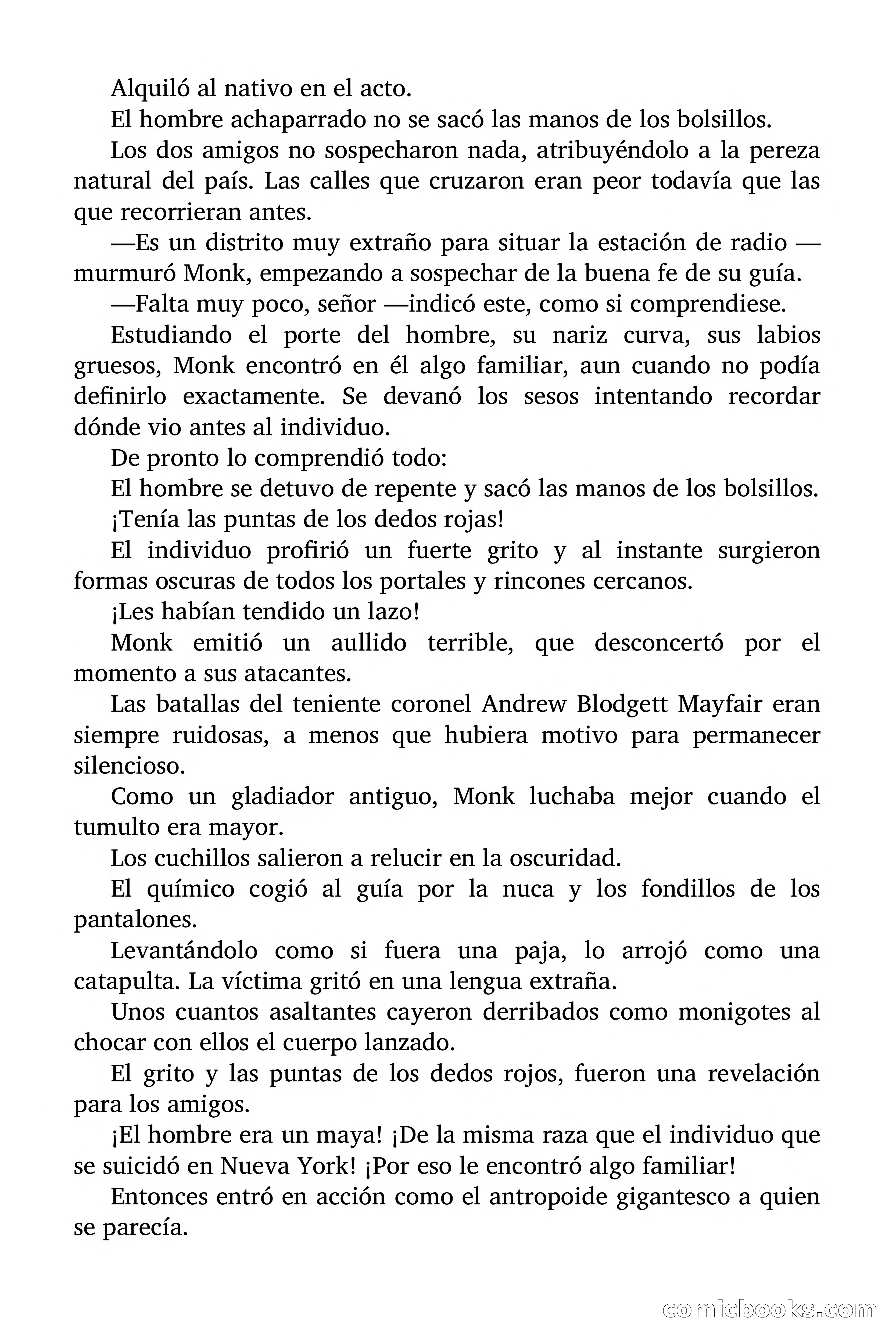 Doc Savage: El hombre de bronce — page 76 of 169