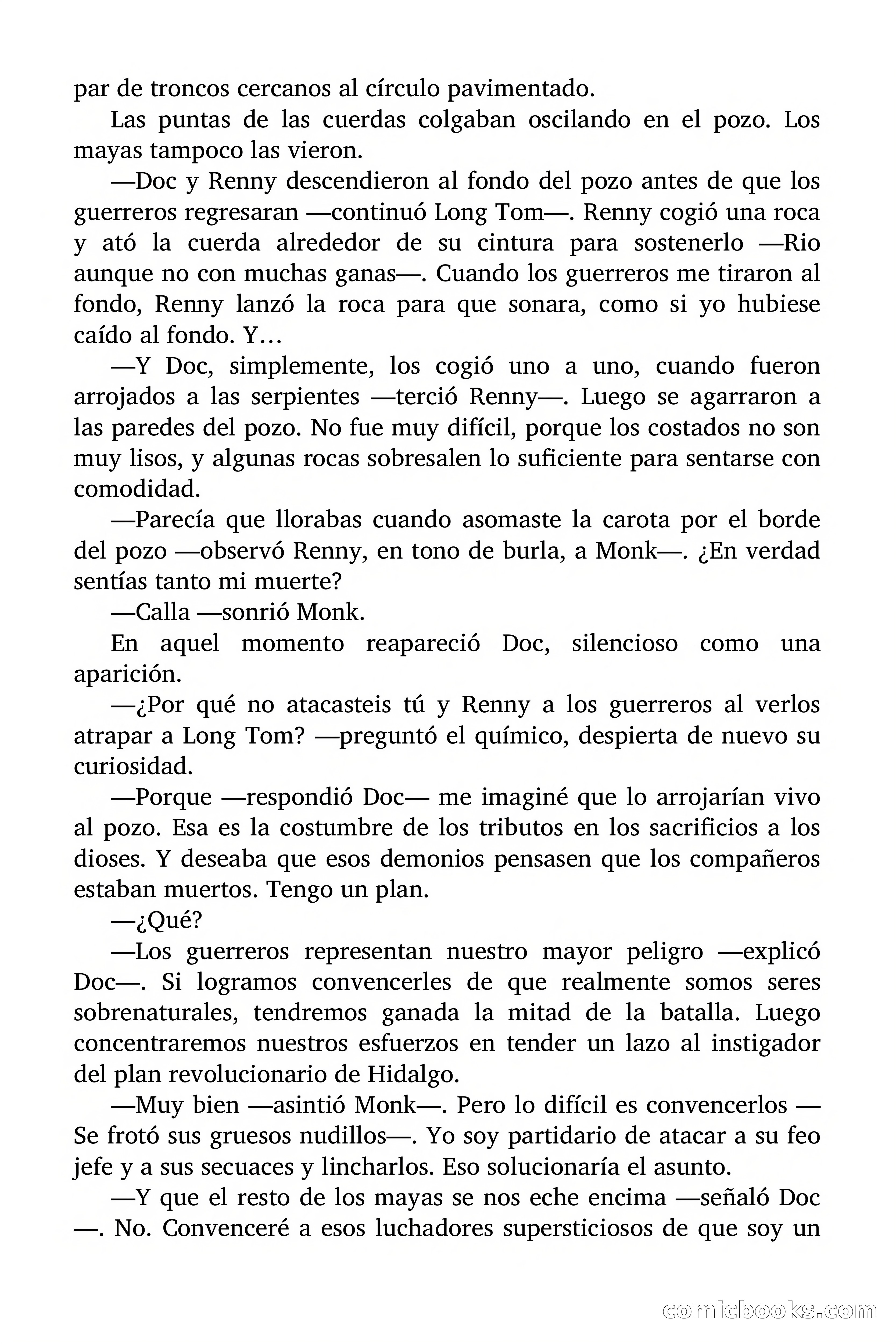 Doc Savage: El hombre de bronce — page 112 of 169