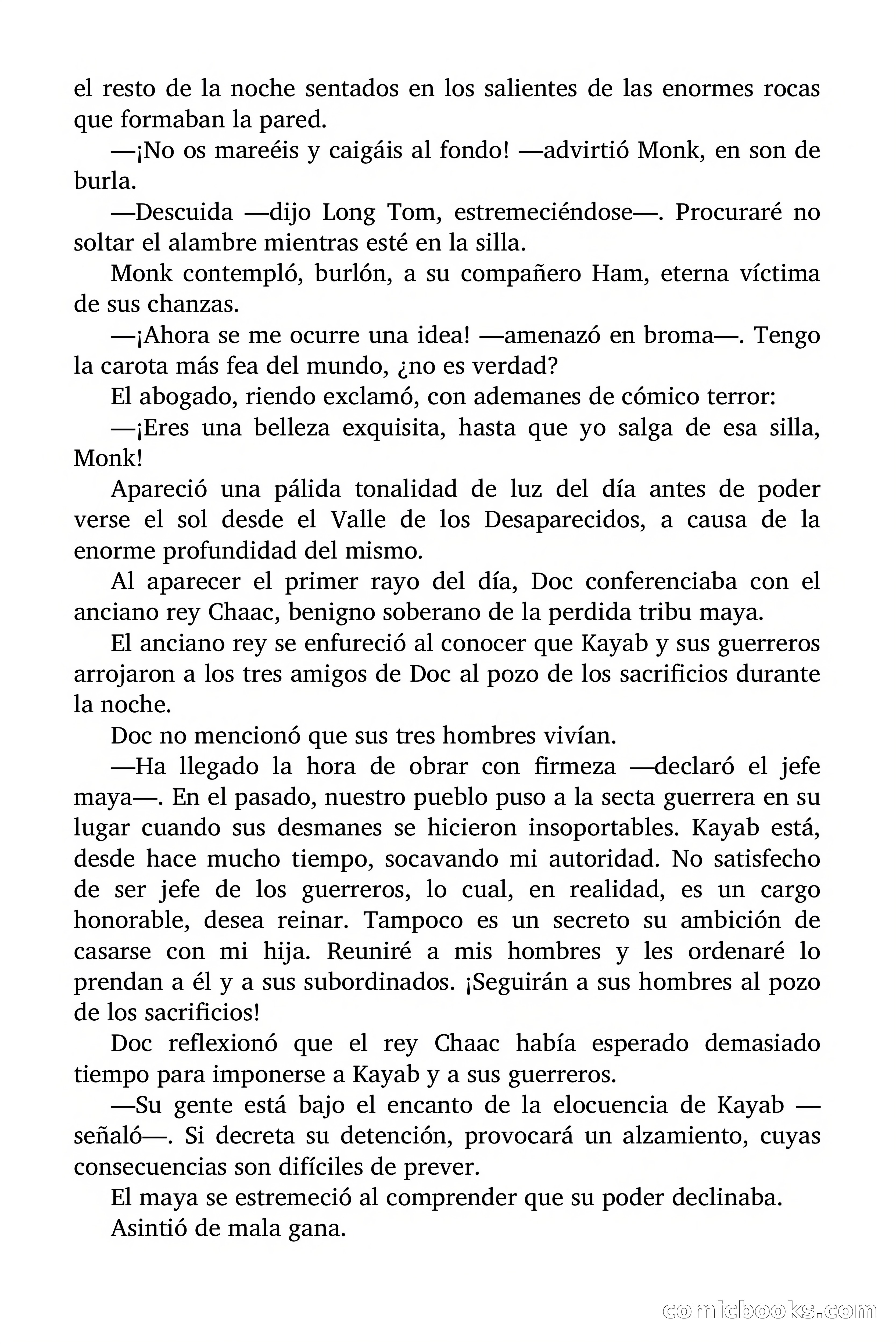 Doc Savage: El hombre de bronce — page 114 of 169
