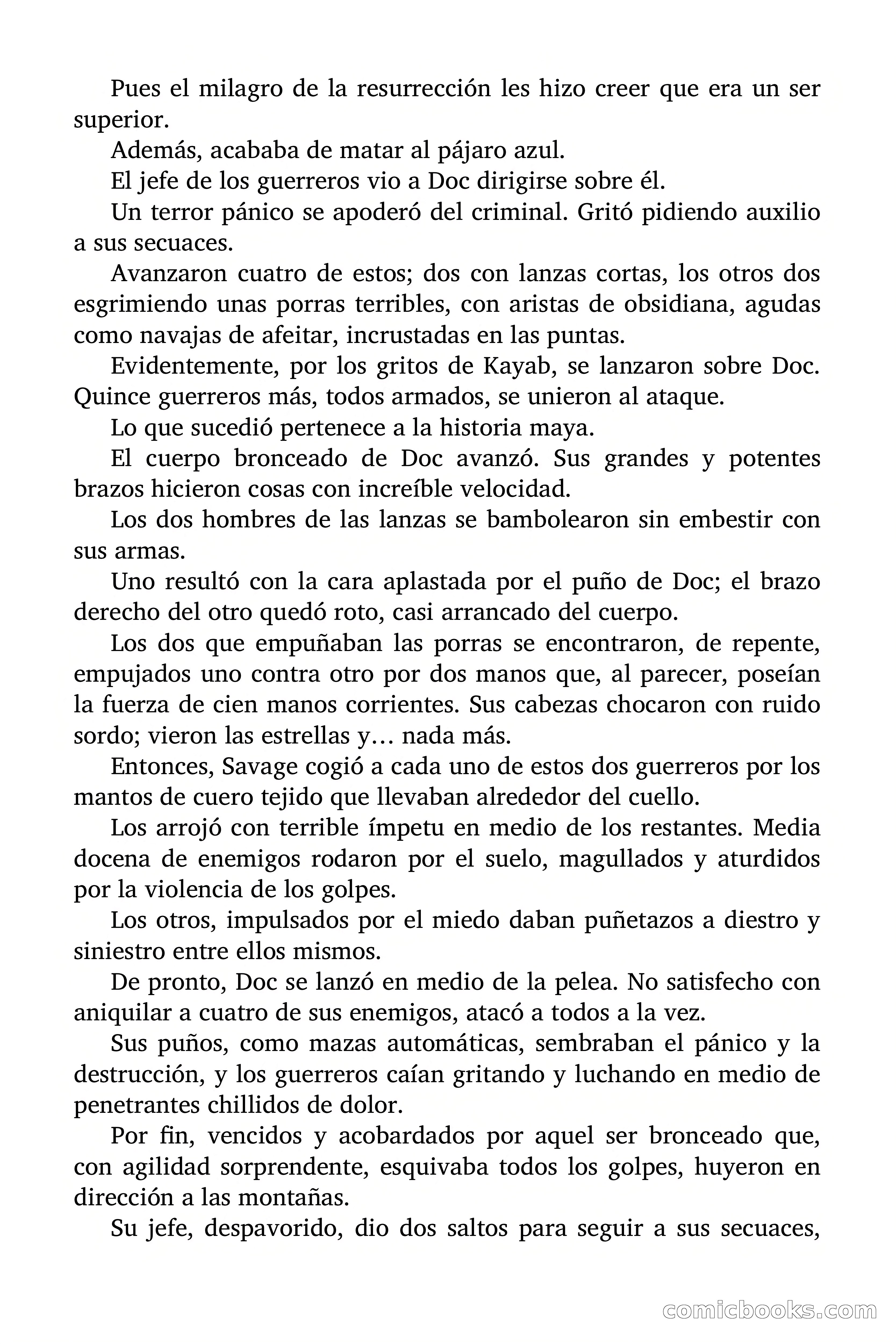 Doc Savage: El hombre de bronce — page 122 of 169