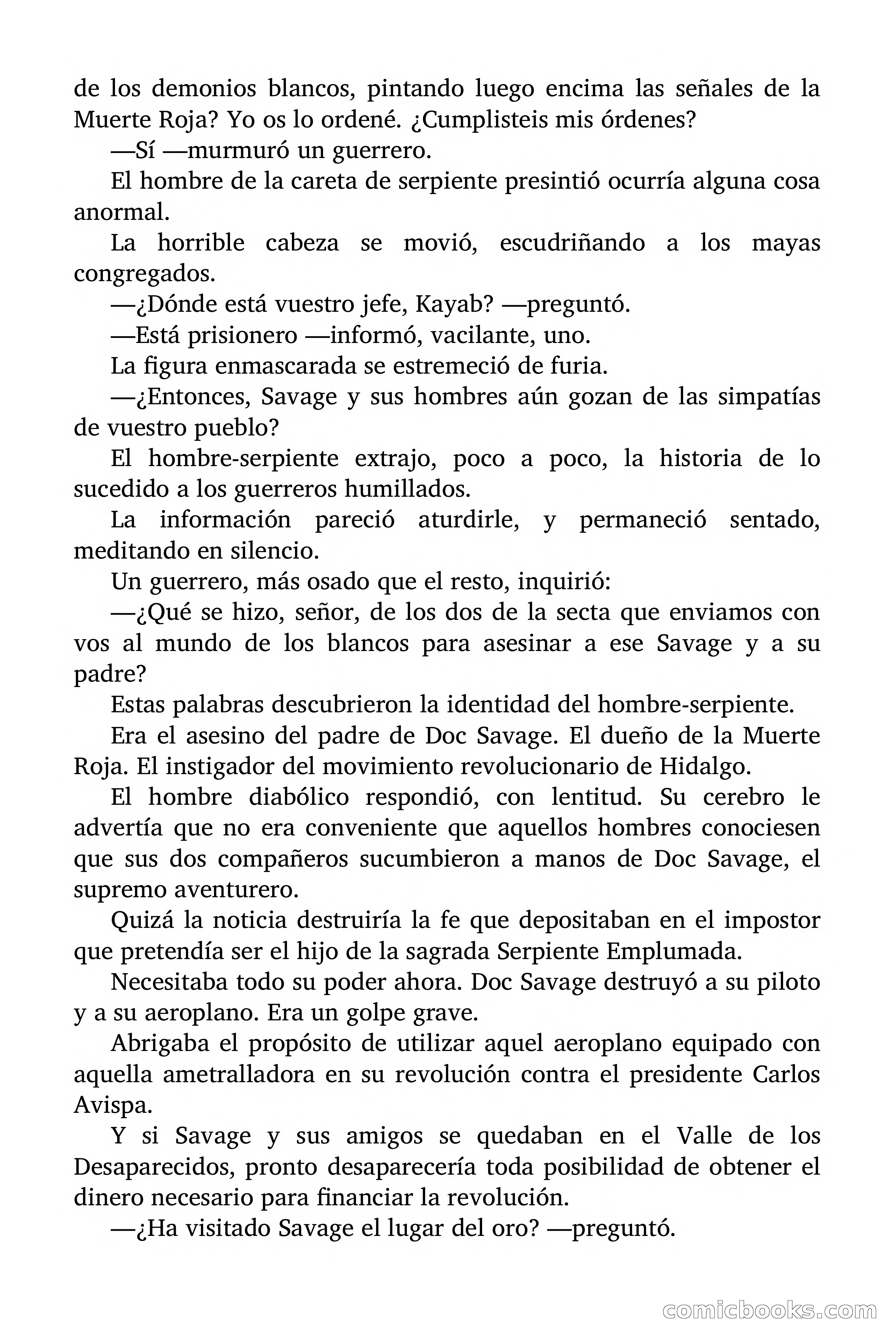 Doc Savage: El hombre de bronce — page 127 of 169