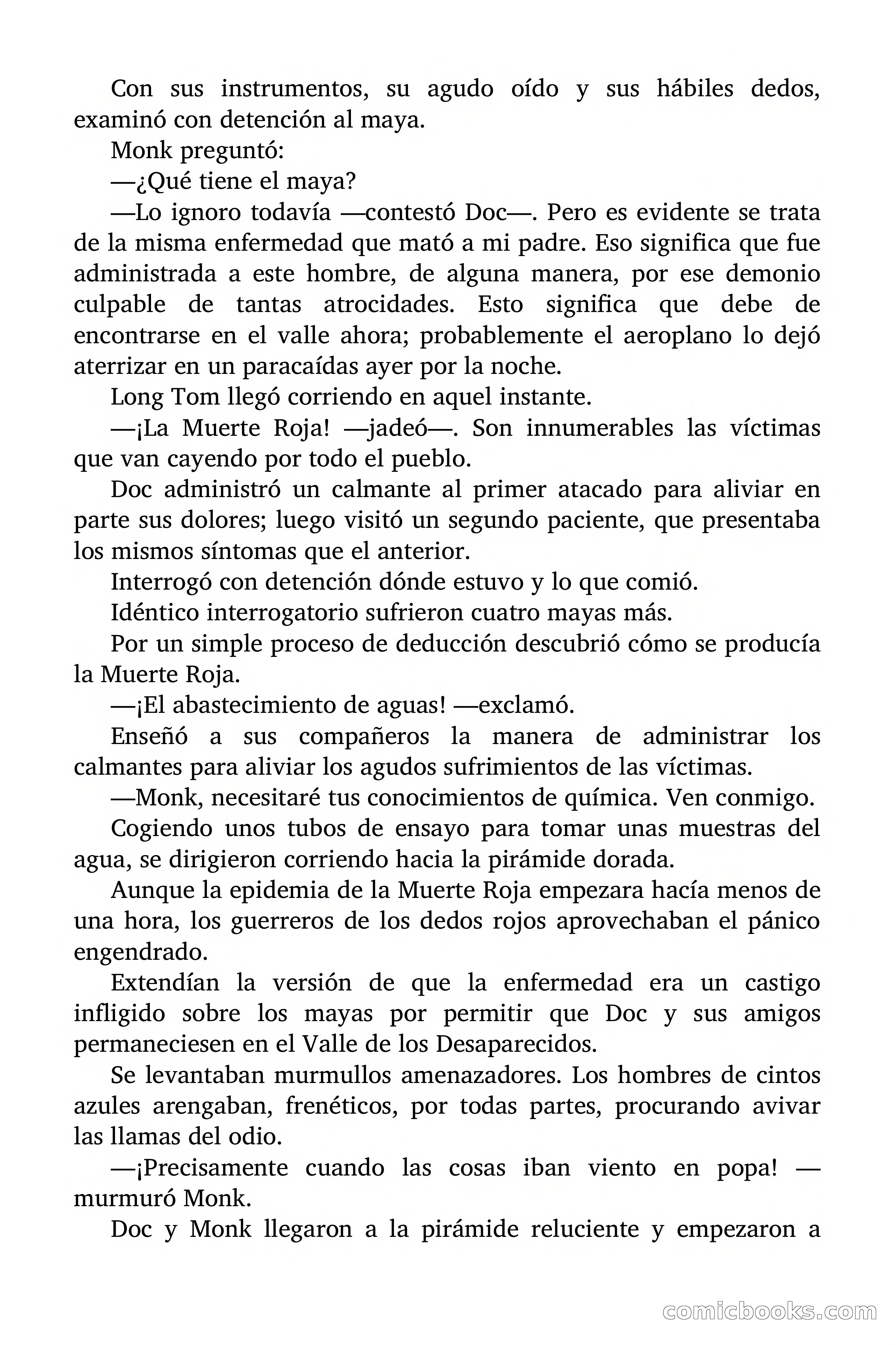 Doc Savage: El hombre de bronce — page 133 of 169