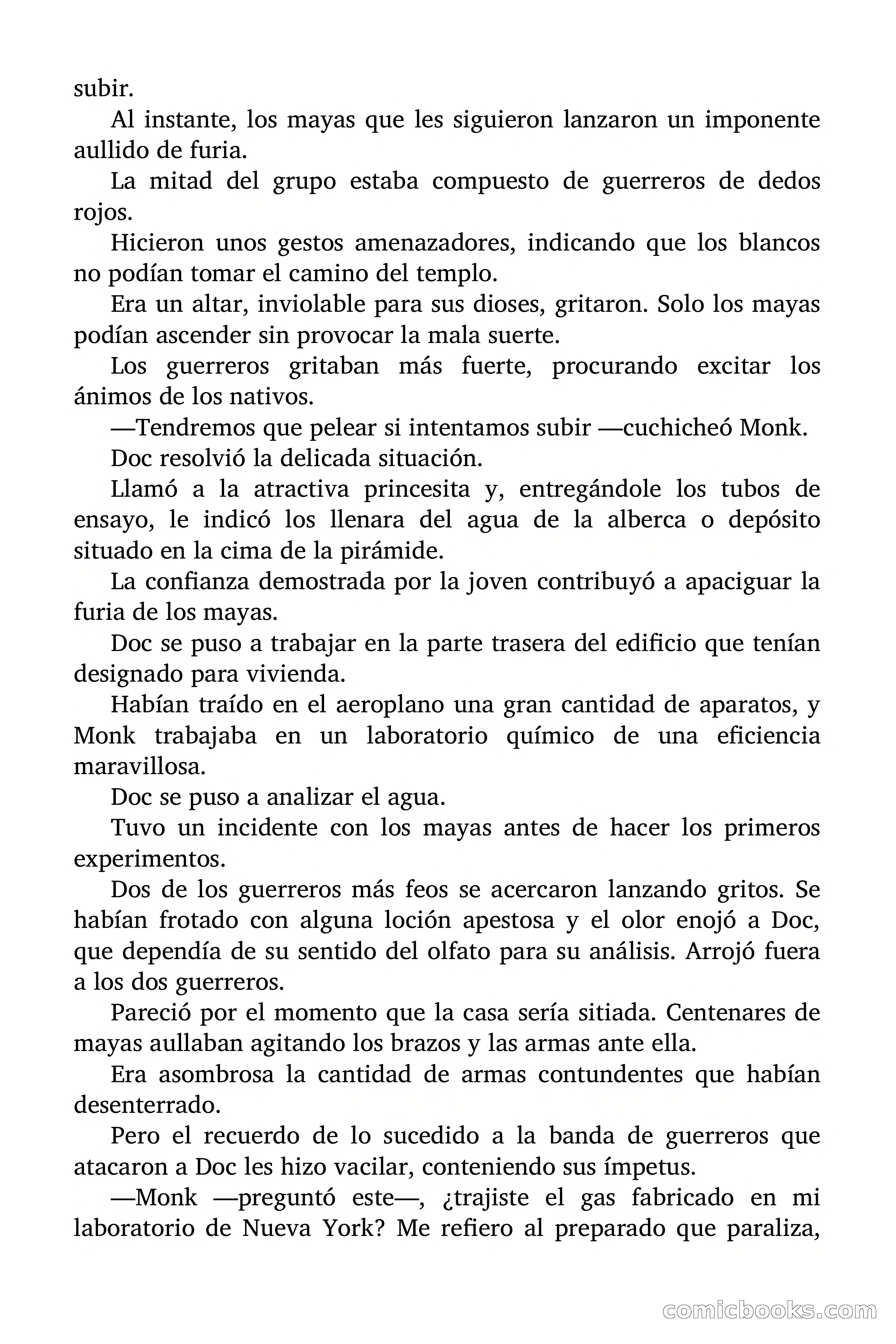 Doc Savage: El hombre de bronce — page 134 of 169