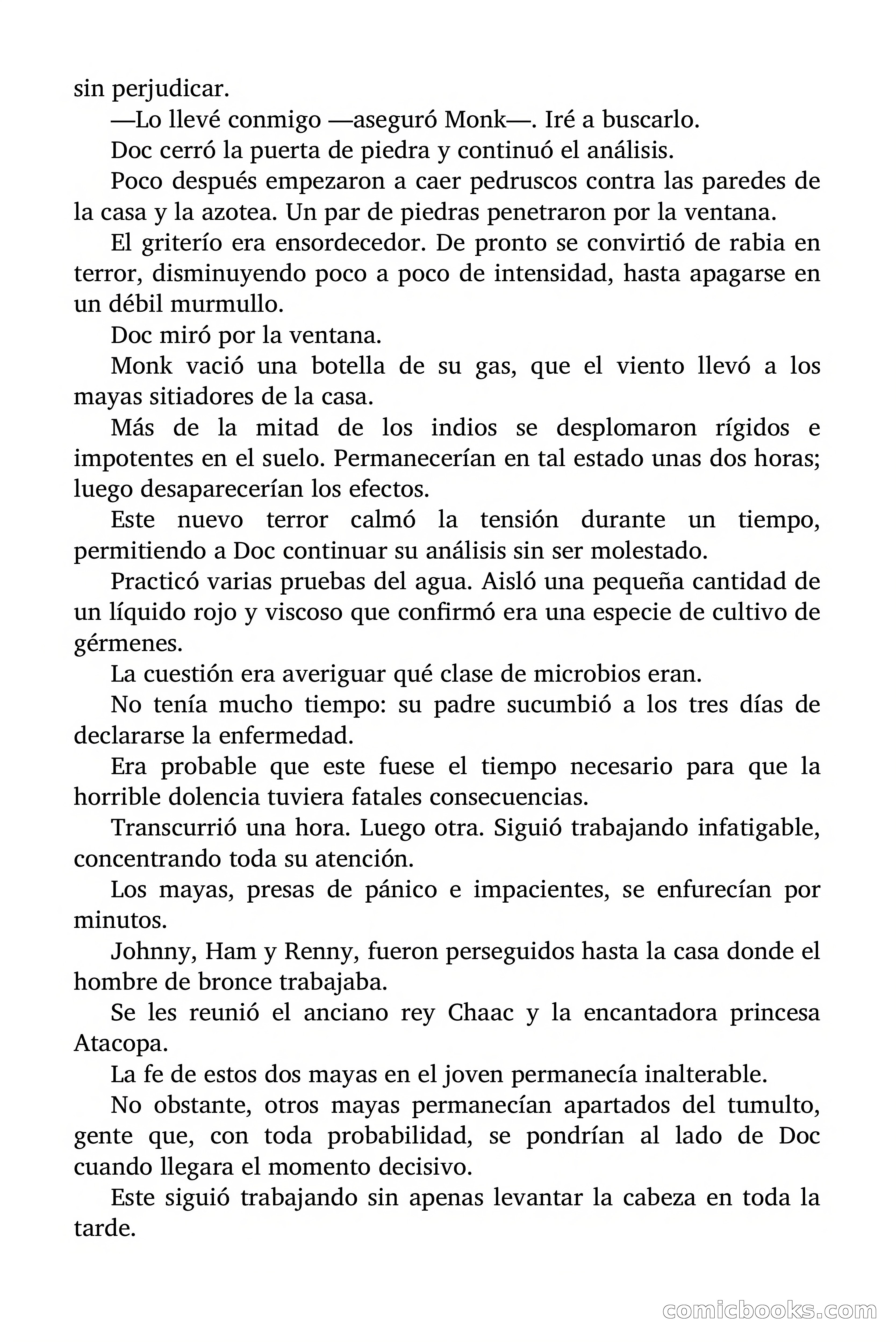 Doc Savage: El hombre de bronce — page 135 of 169