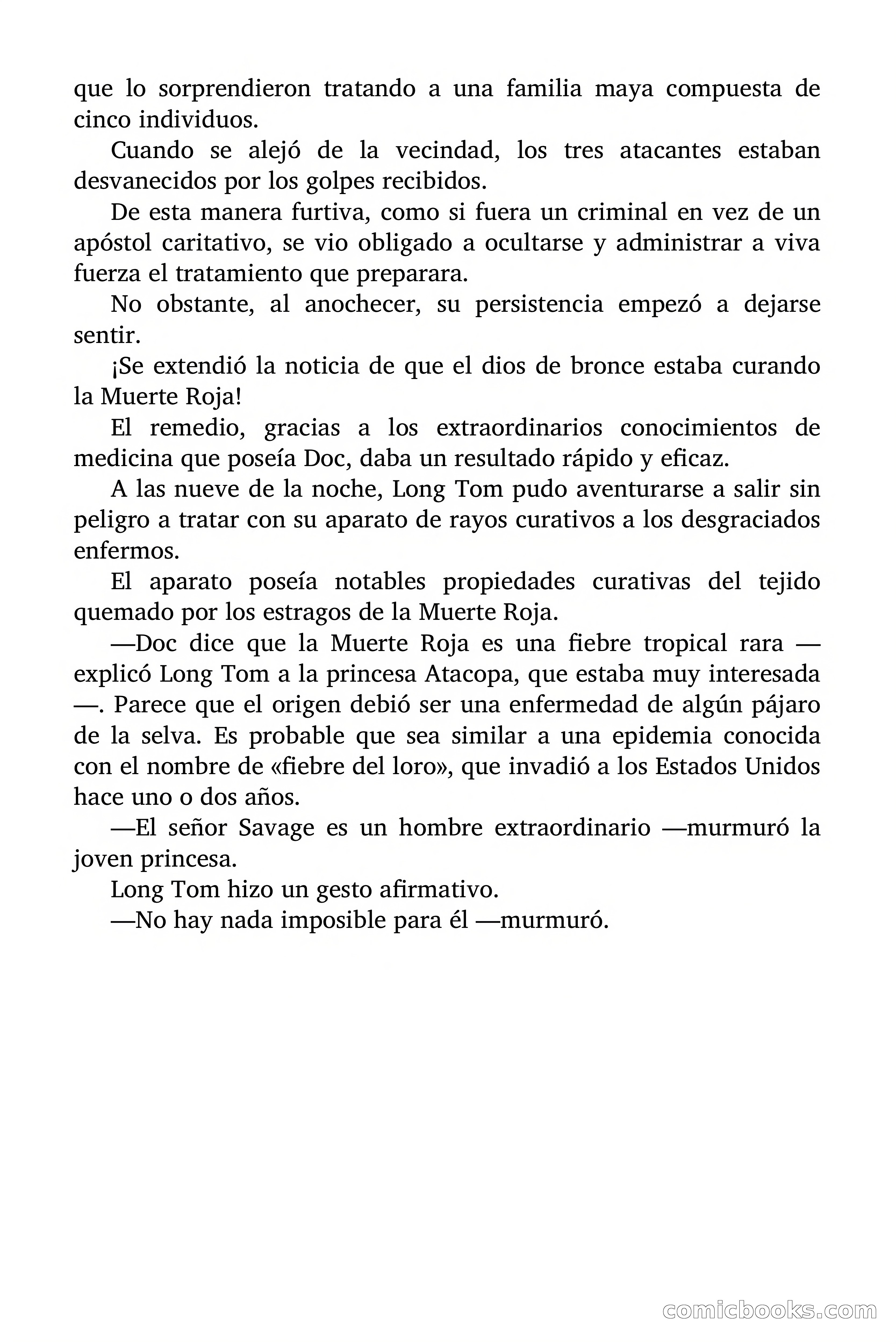 Doc Savage: El hombre de bronce — page 138 of 169