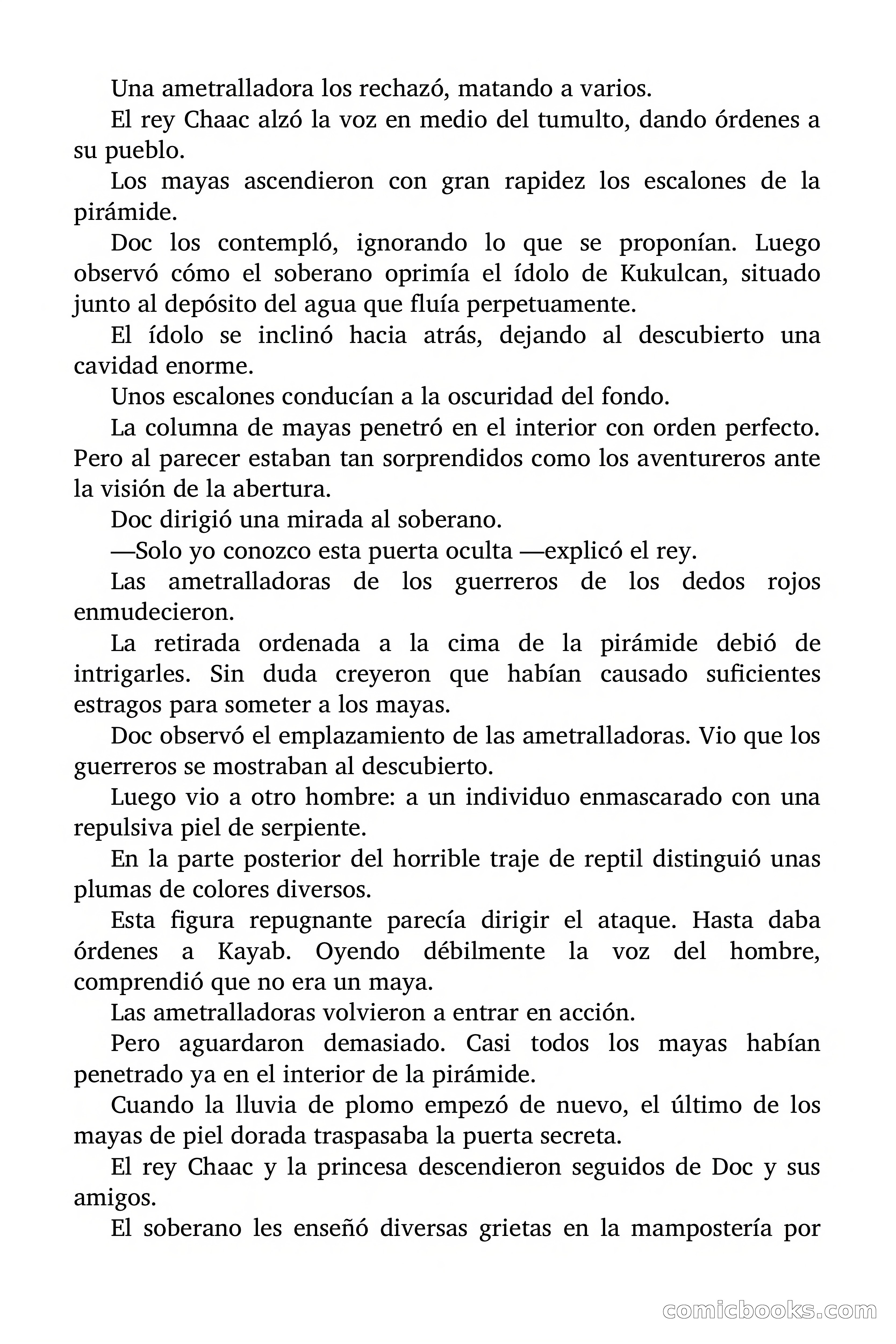 Doc Savage: El hombre de bronce — page 144 of 169