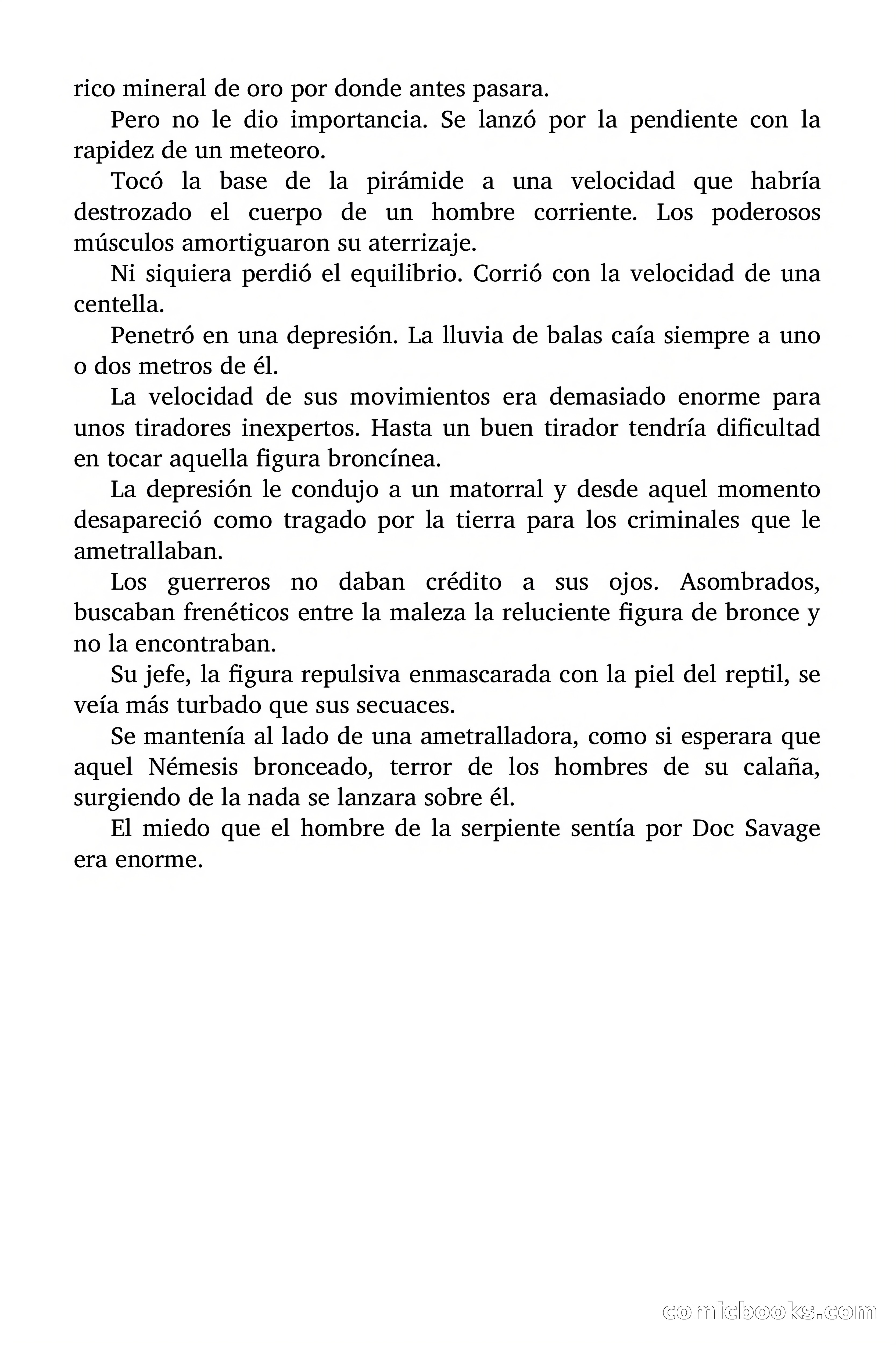 Doc Savage: El hombre de bronce — page 146 of 169