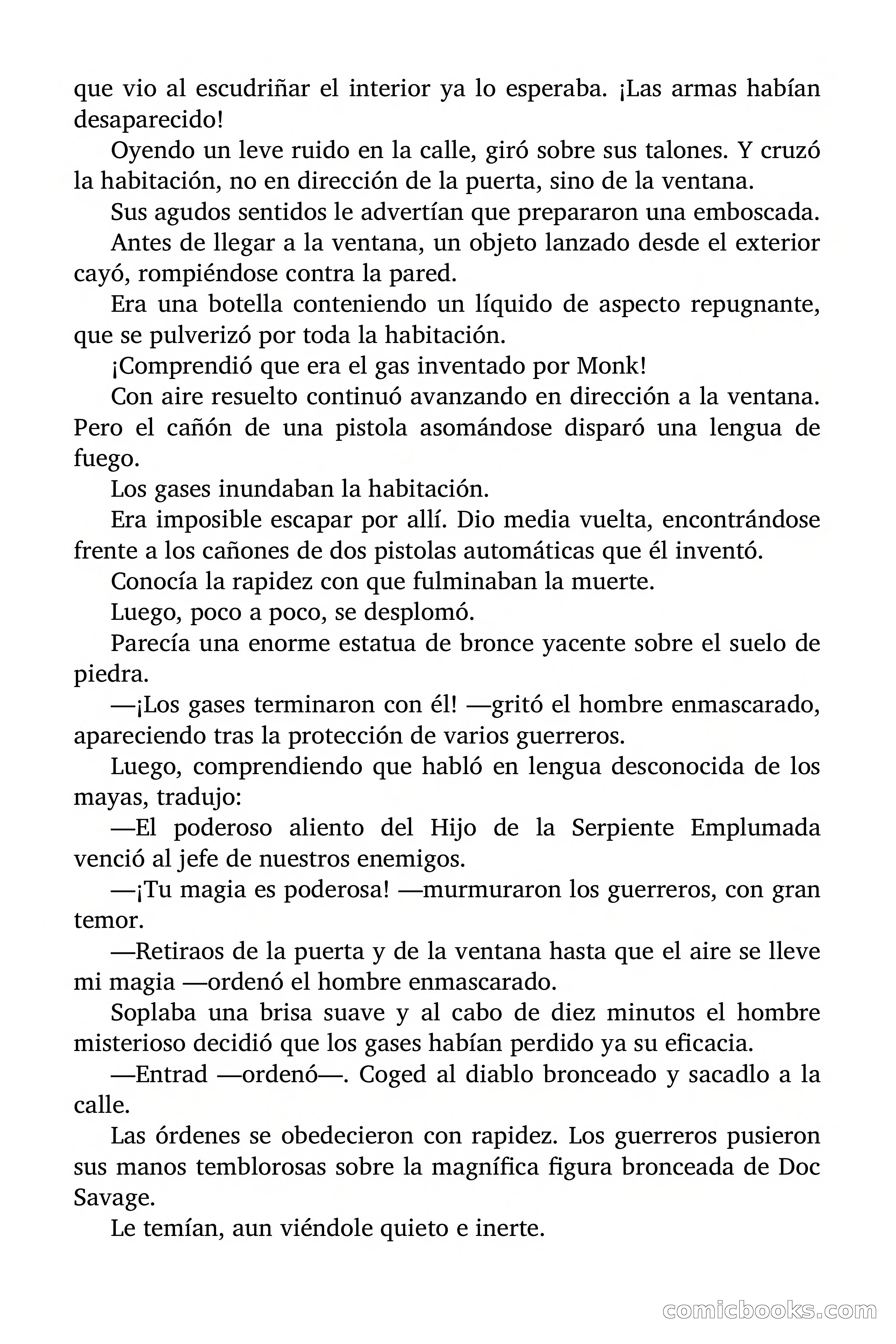 Doc Savage: El hombre de bronce — page 148 of 169