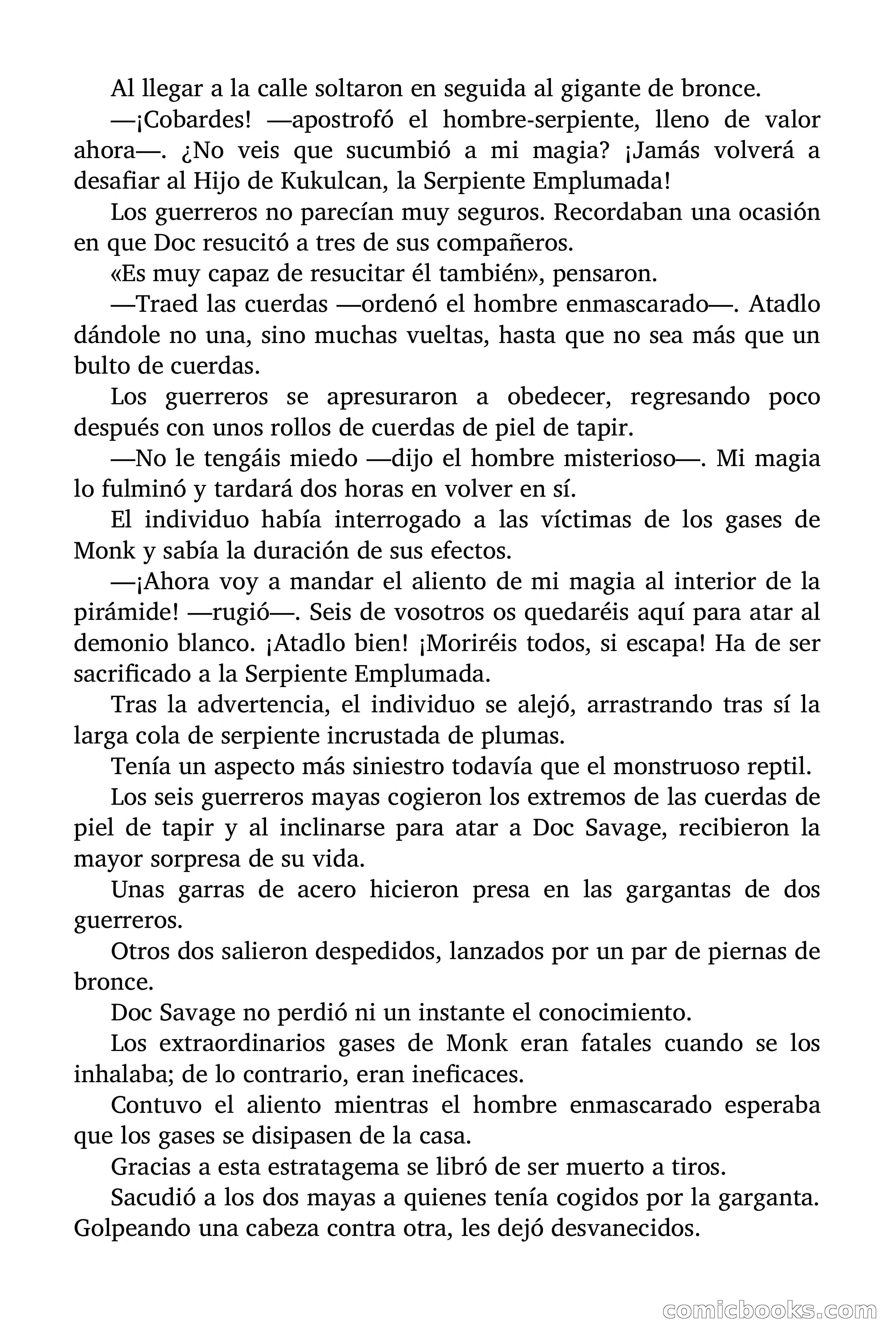 Doc Savage: El hombre de bronce — page 149 of 169