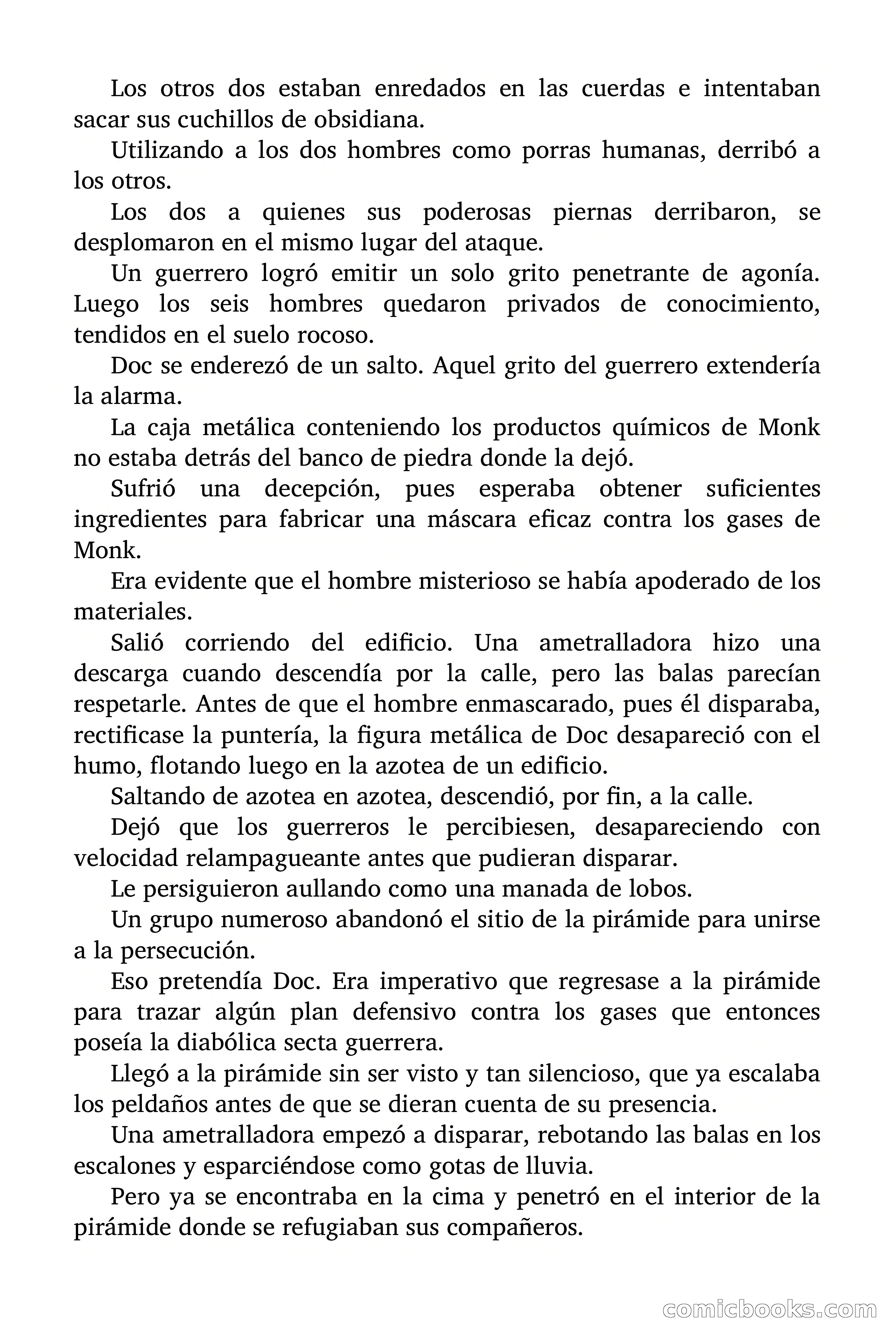 Doc Savage: El hombre de bronce — page 150 of 169