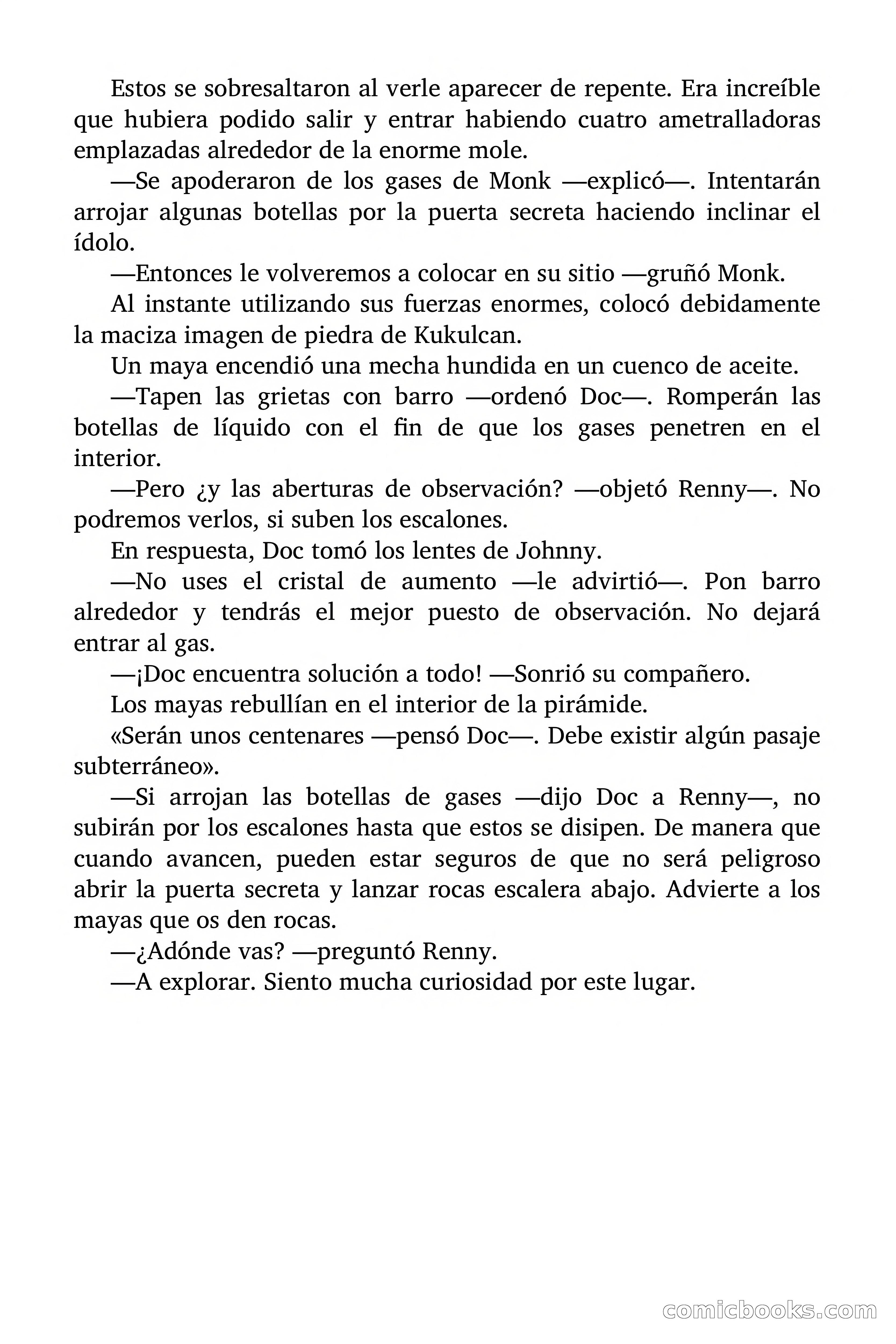 Doc Savage: El hombre de bronce — page 151 of 169