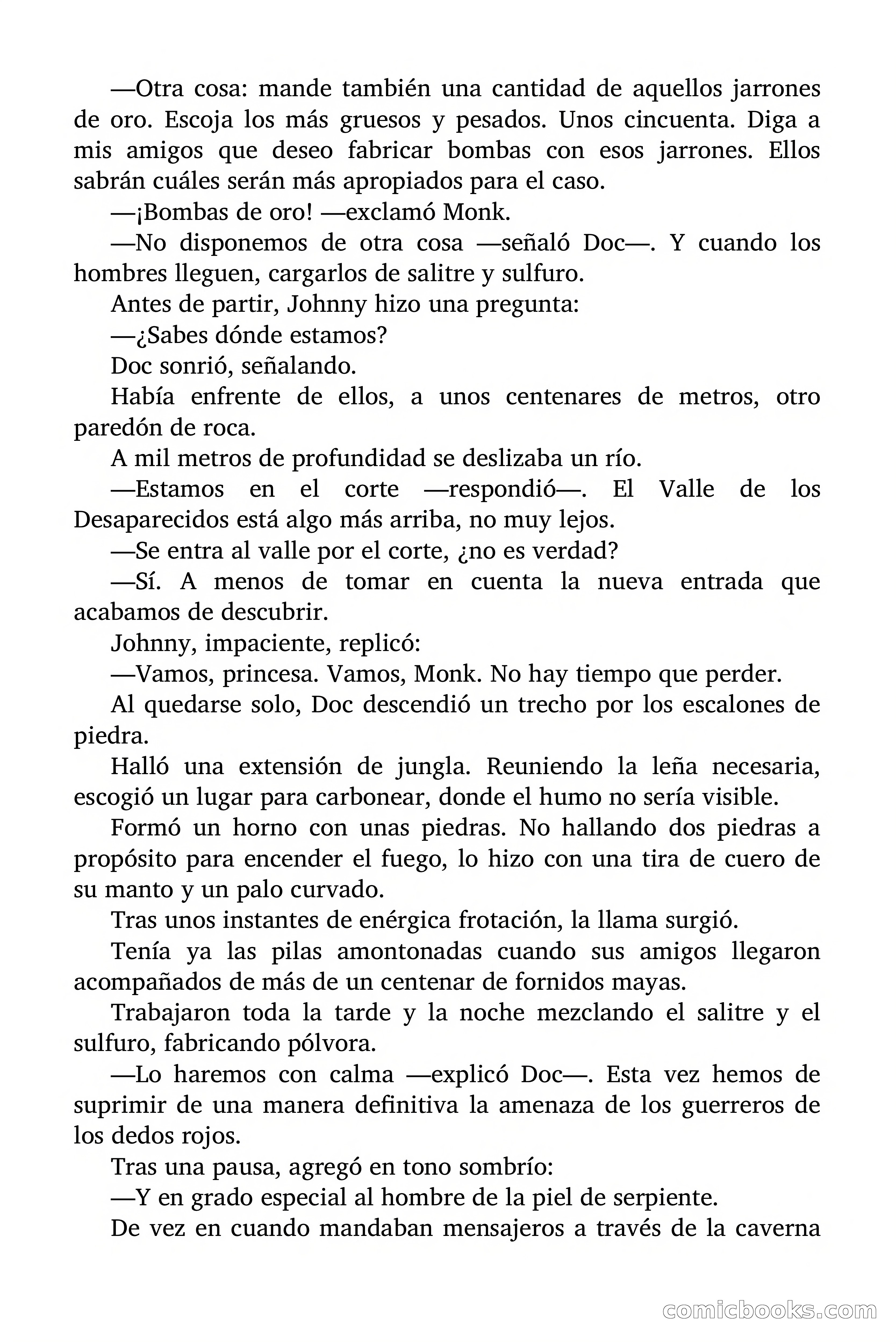 Doc Savage: El hombre de bronce — page 158 of 169