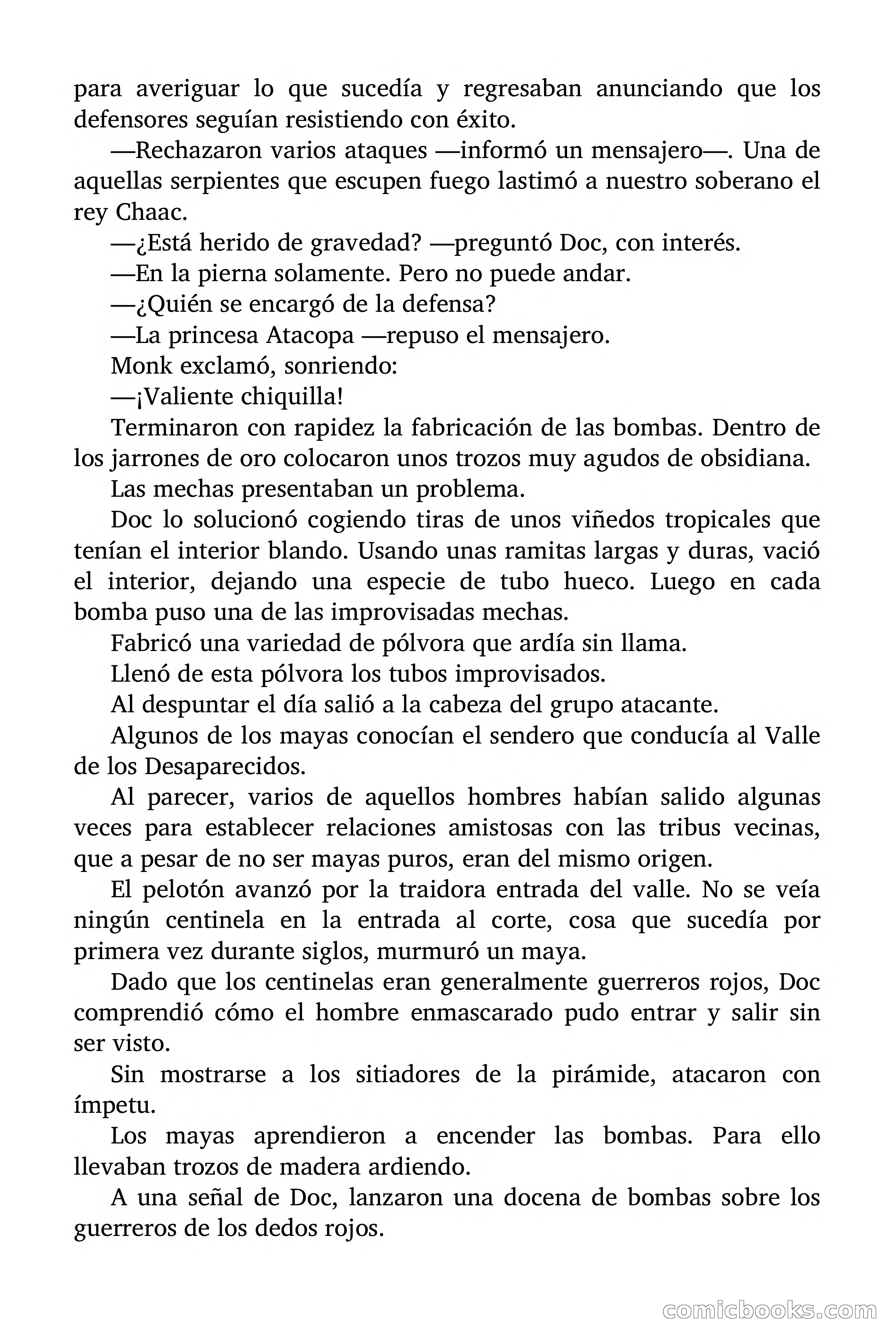 Doc Savage: El hombre de bronce — page 159 of 169