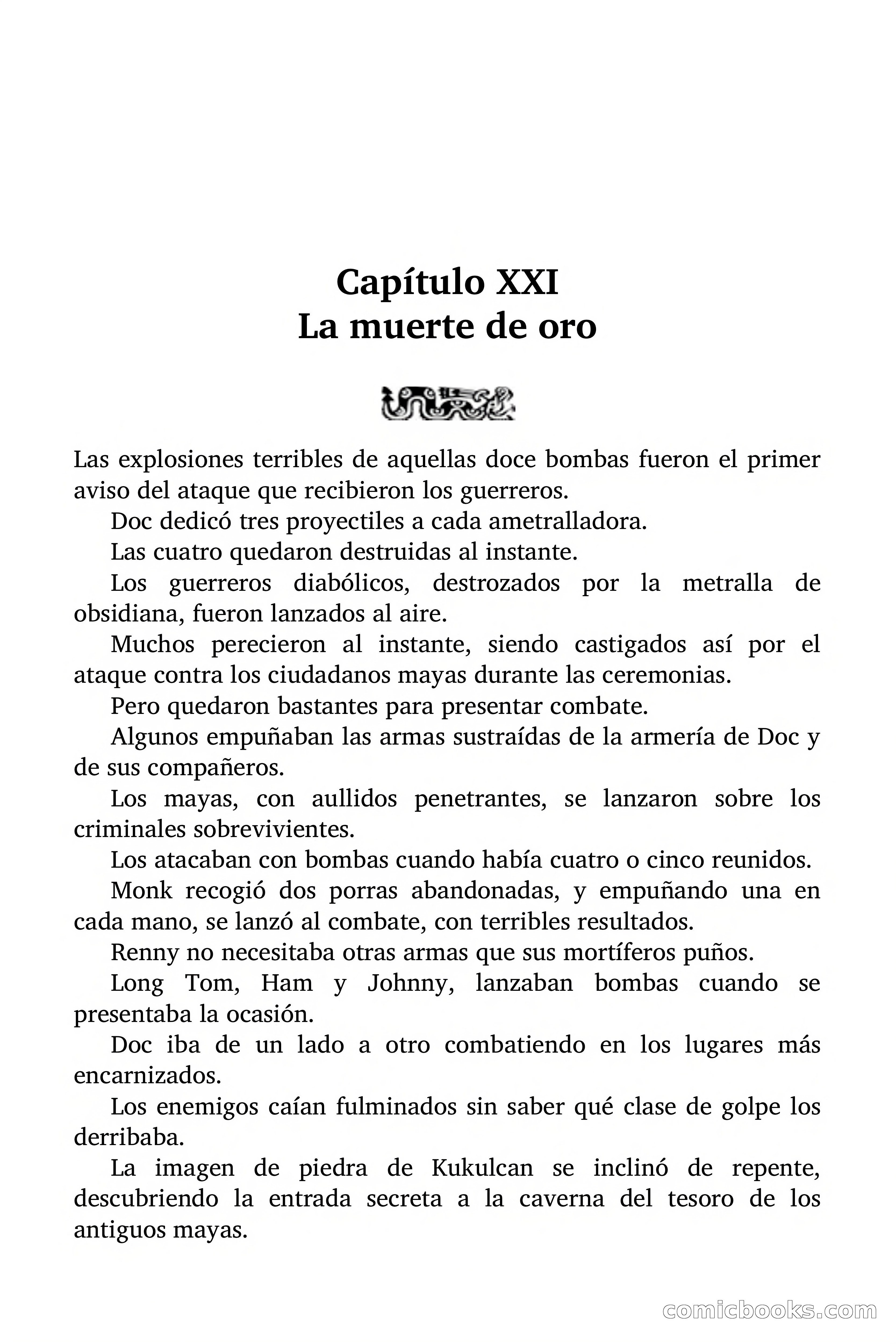 Doc Savage: El hombre de bronce — page 160 of 169