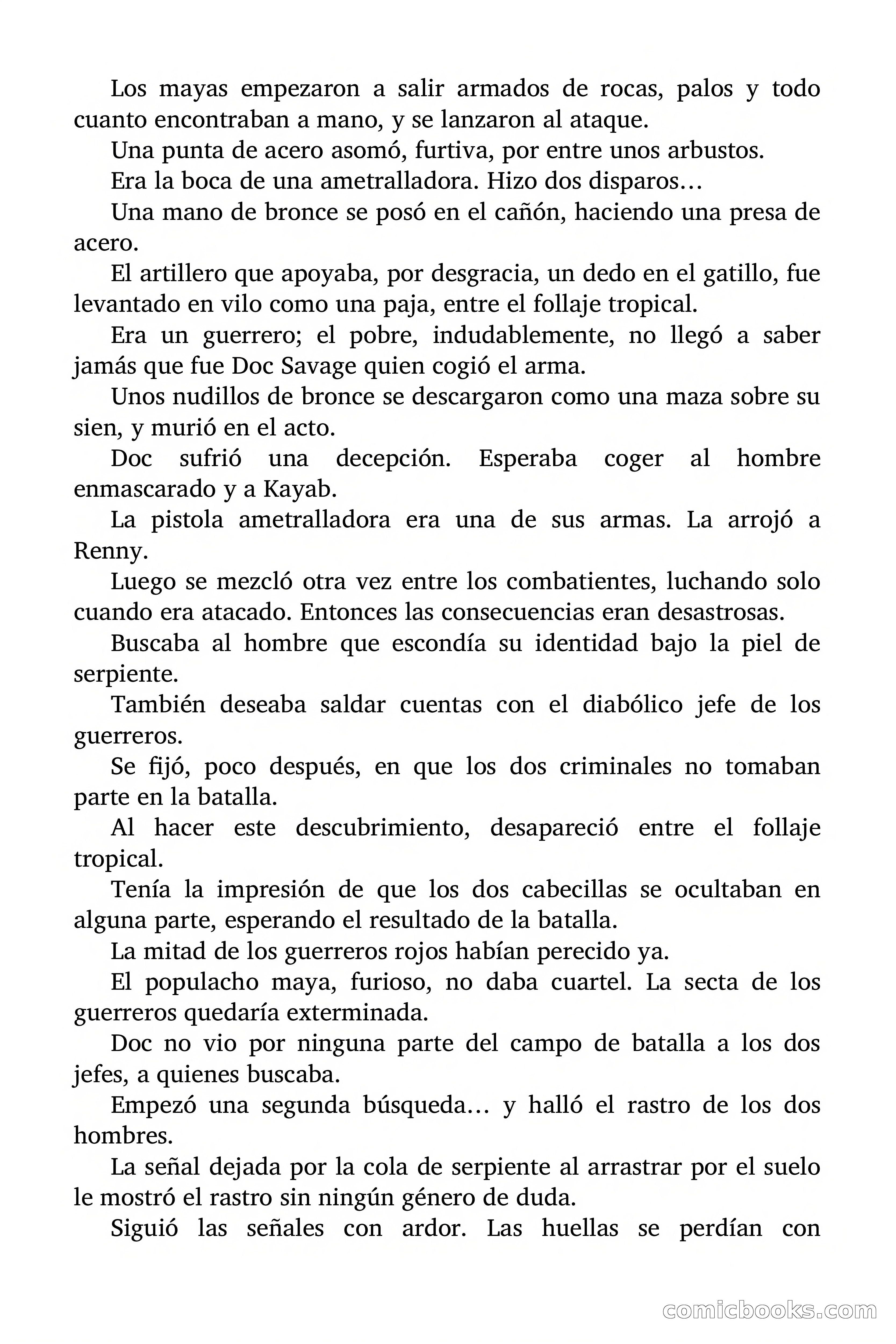 Doc Savage: El hombre de bronce — page 161 of 169