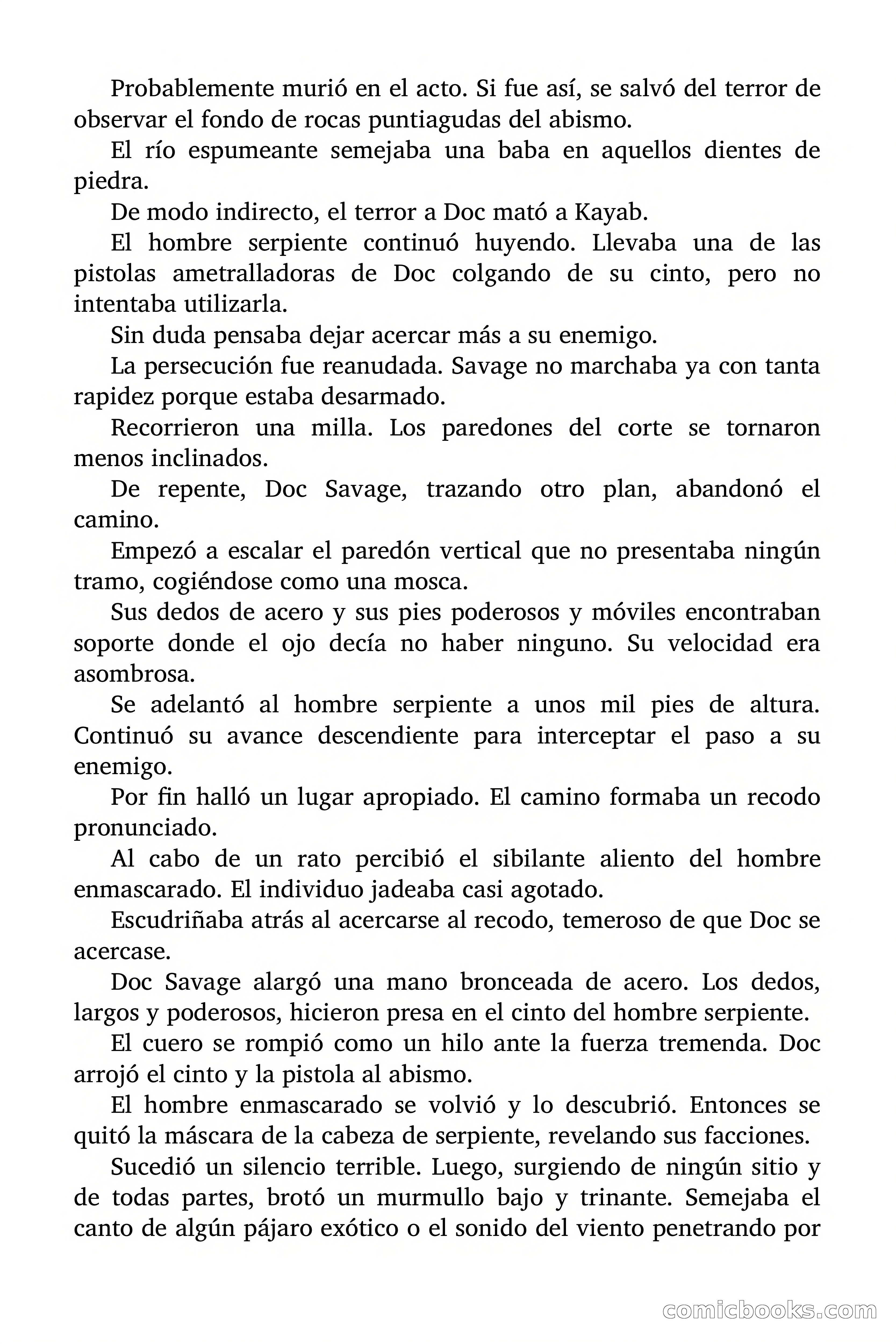 Doc Savage: El hombre de bronce — page 163 of 169
