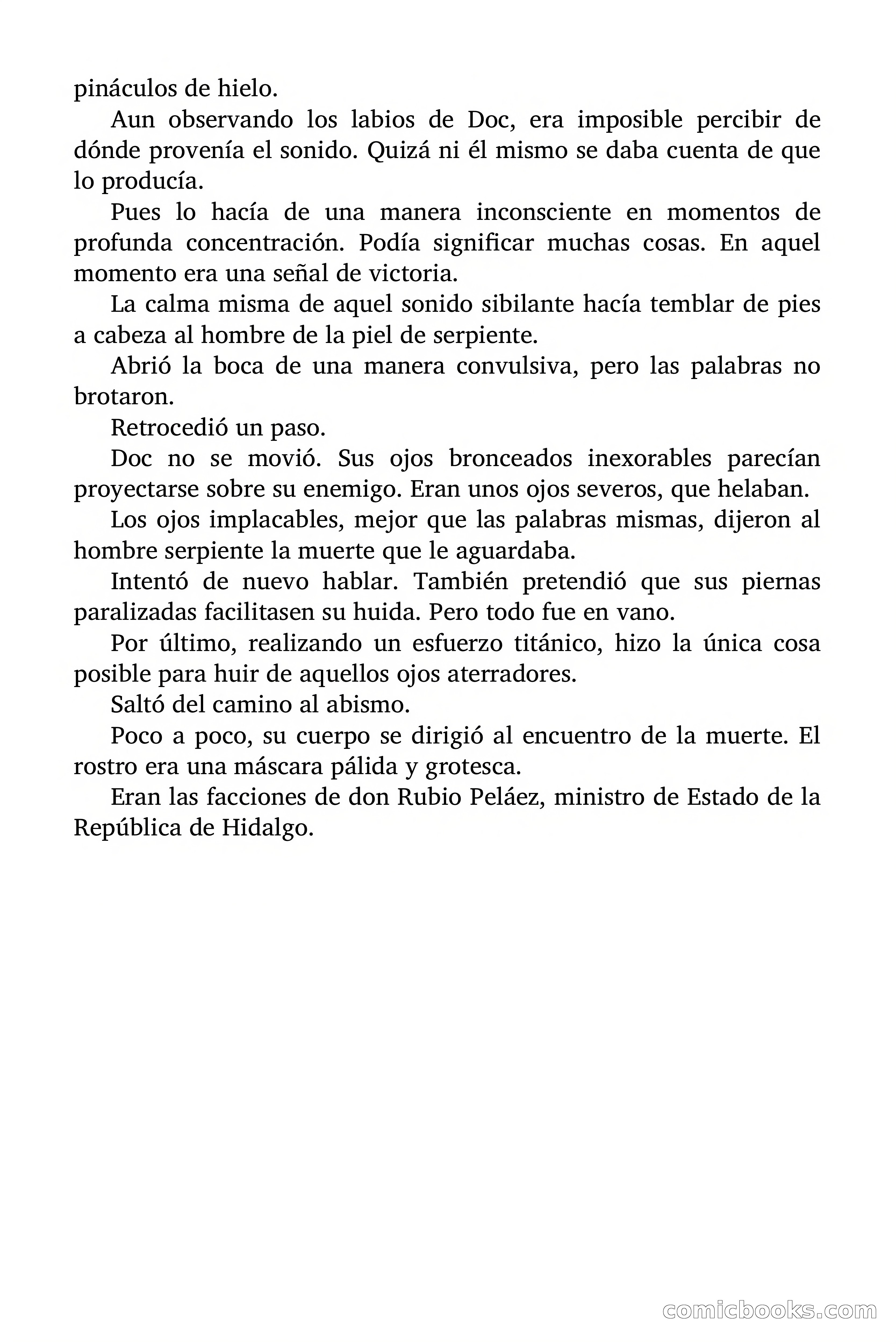 Doc Savage: El hombre de bronce — page 164 of 169