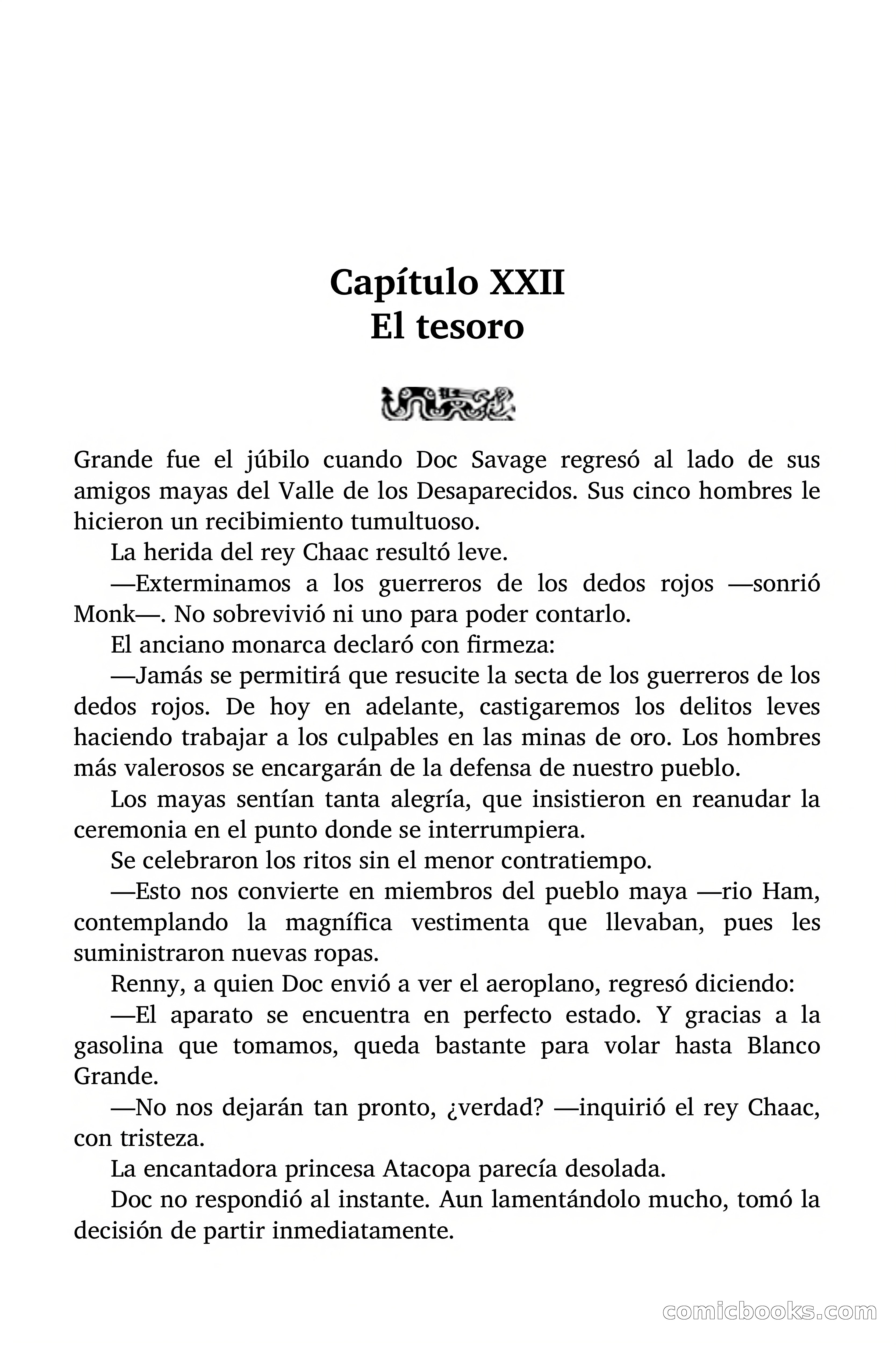 Doc Savage: El hombre de bronce — page 165 of 169