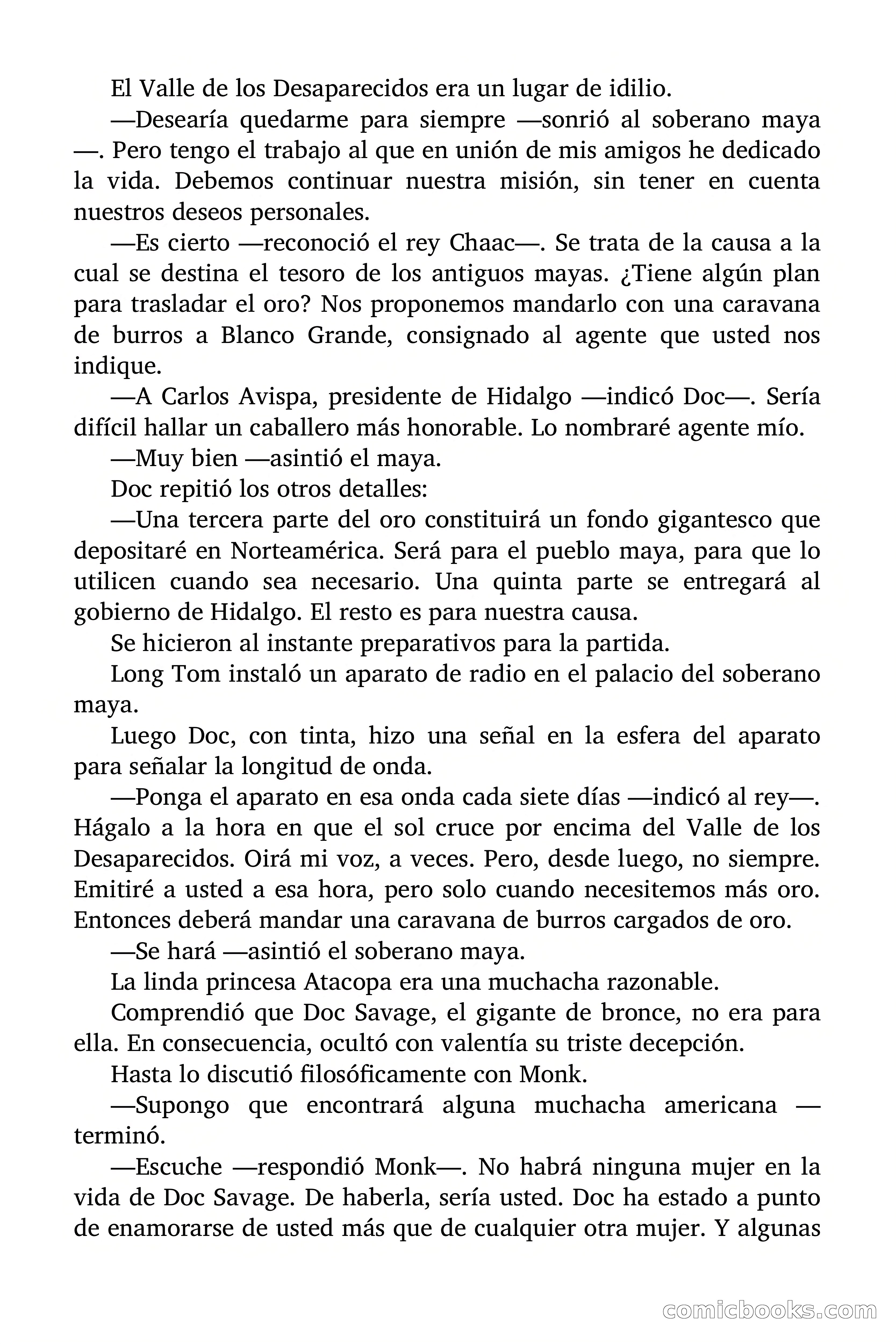 Doc Savage: El hombre de bronce — page 166 of 169