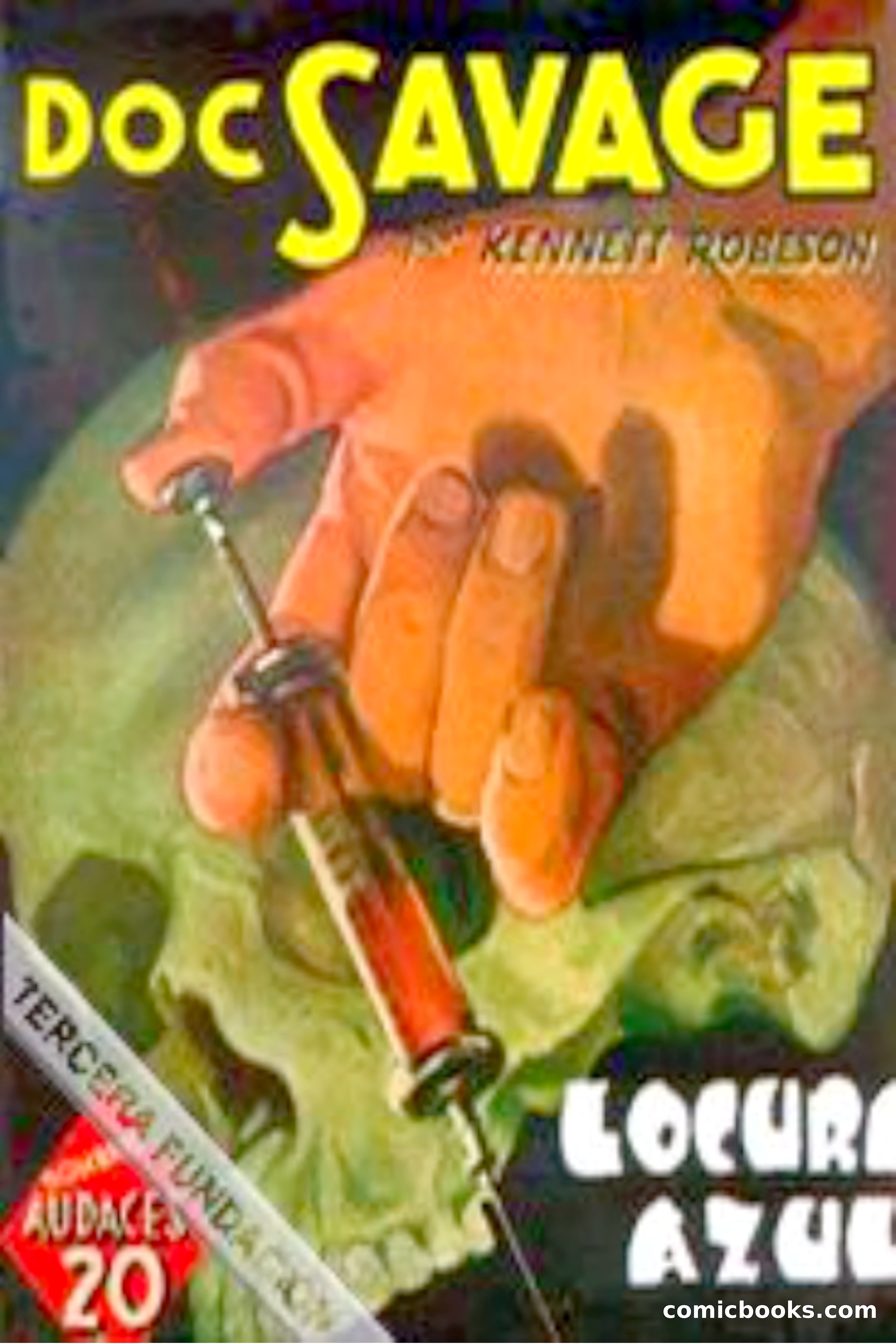 Doc Savage Magazine, 'Locura Azul'