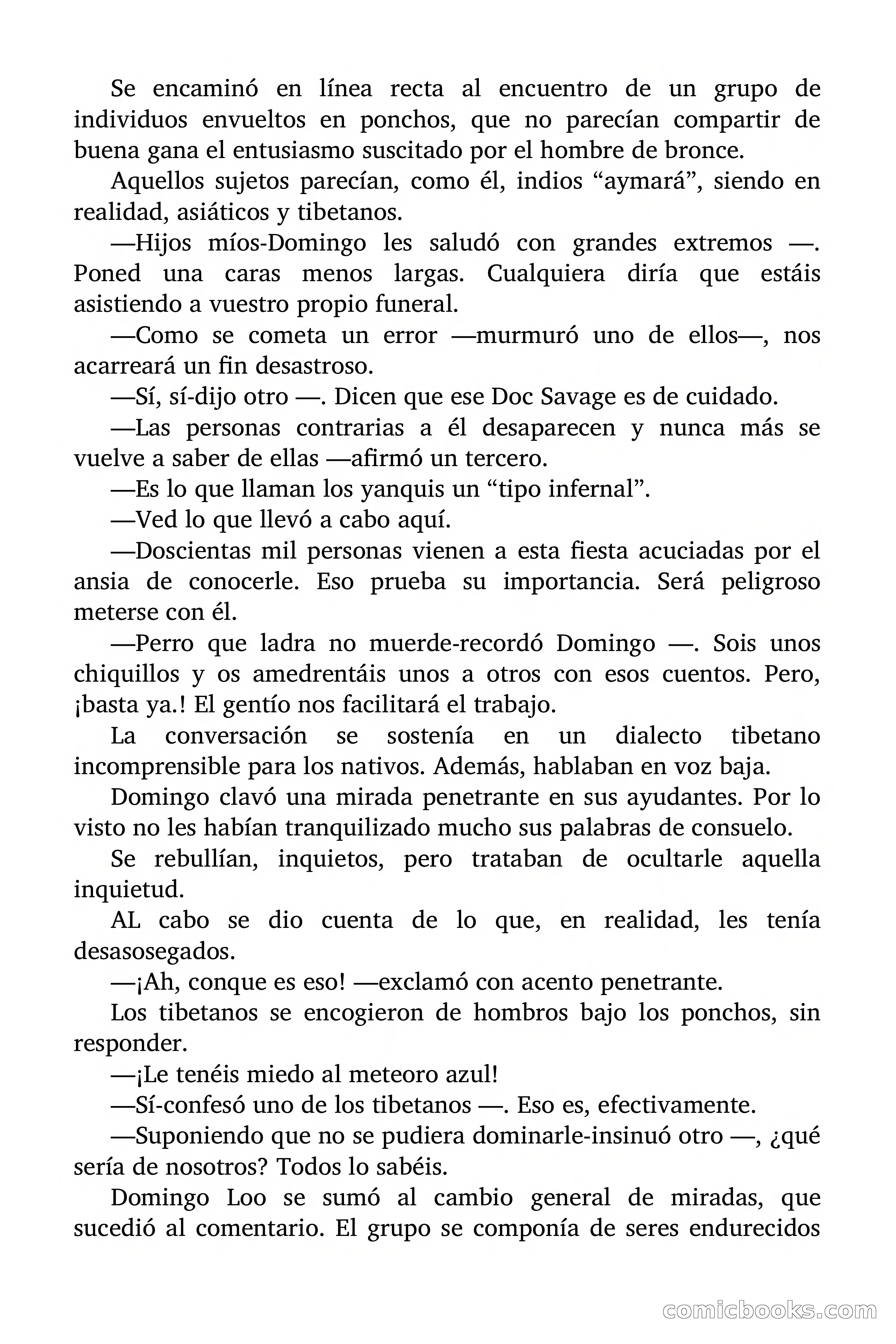 Doc Savage Magazine, 'Locura Azul' — page 5 of 175