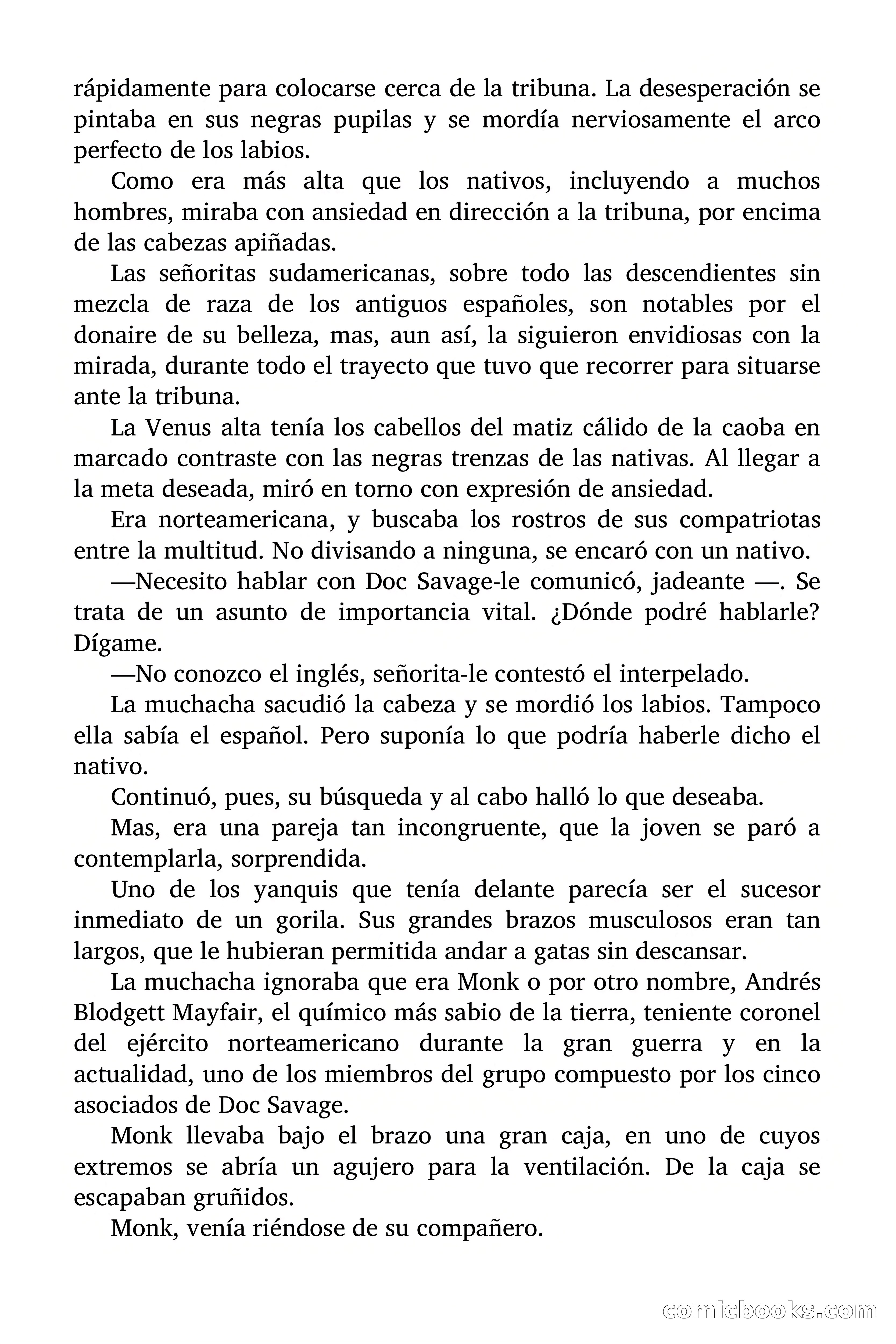 Doc Savage Magazine, 'Locura Azul' — page 7 of 175