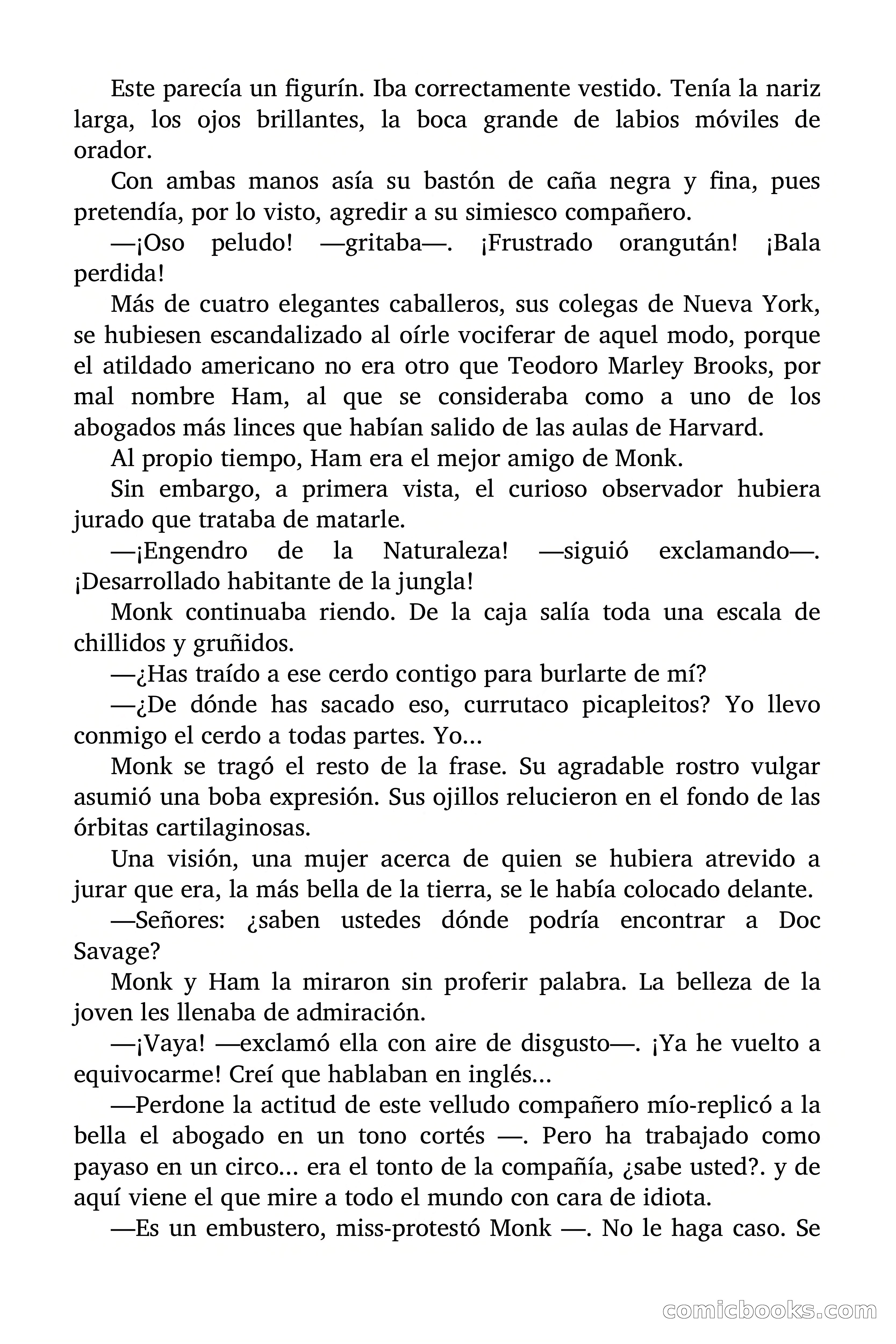 Doc Savage Magazine, 'Locura Azul' — page 8 of 175