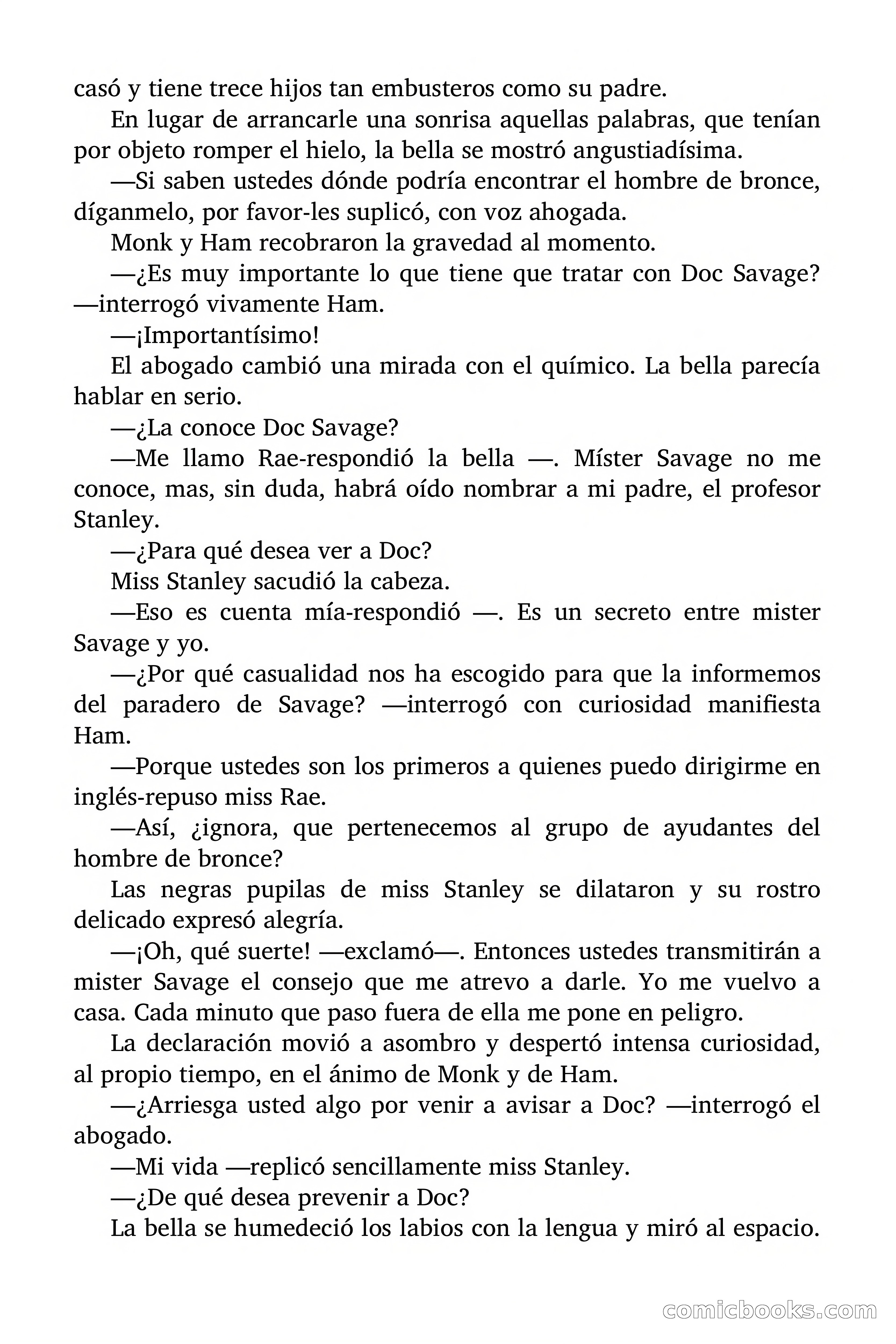 Doc Savage Magazine, 'Locura Azul' — page 9 of 175