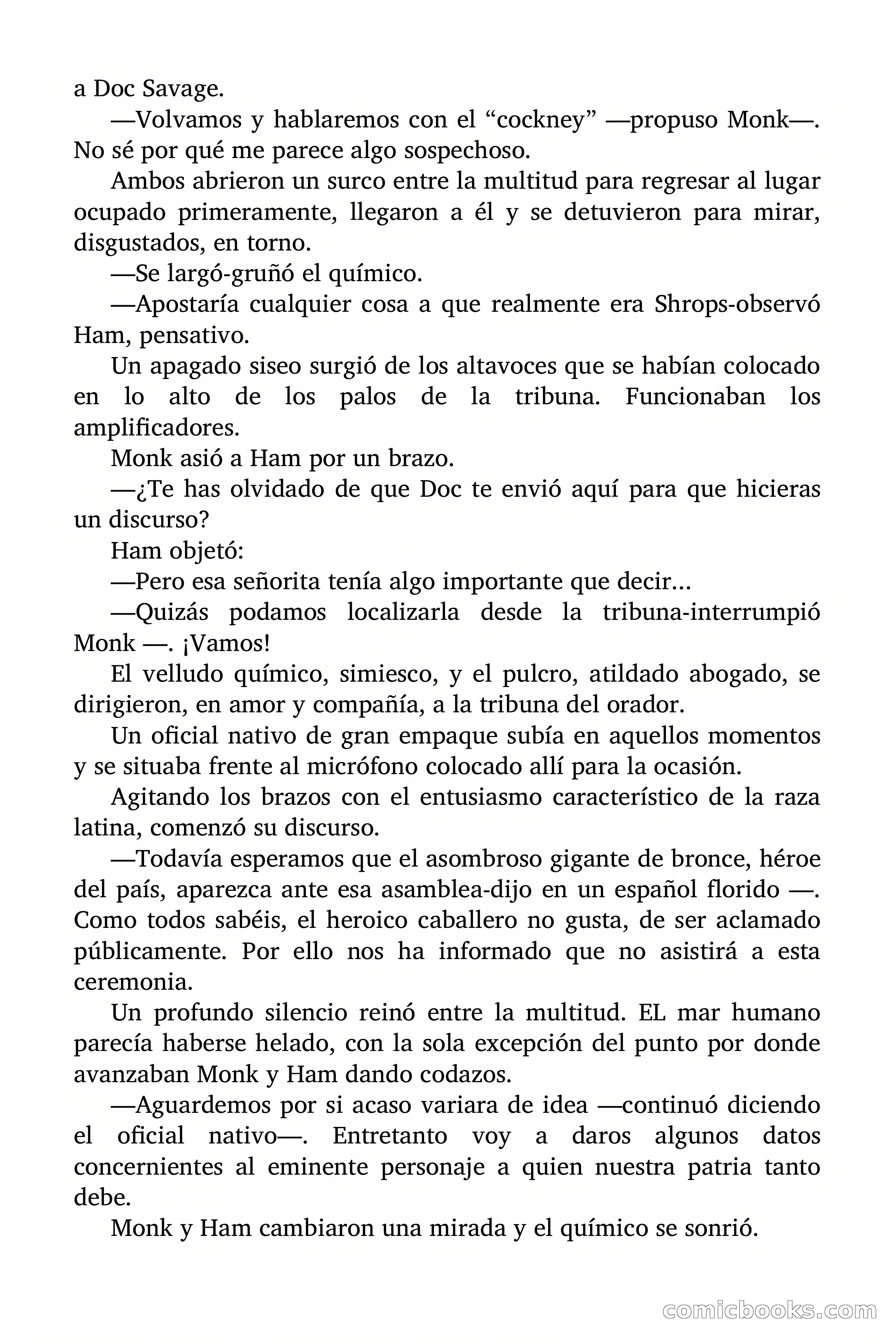 Doc Savage Magazine, 'Locura Azul' — page 13 of 175