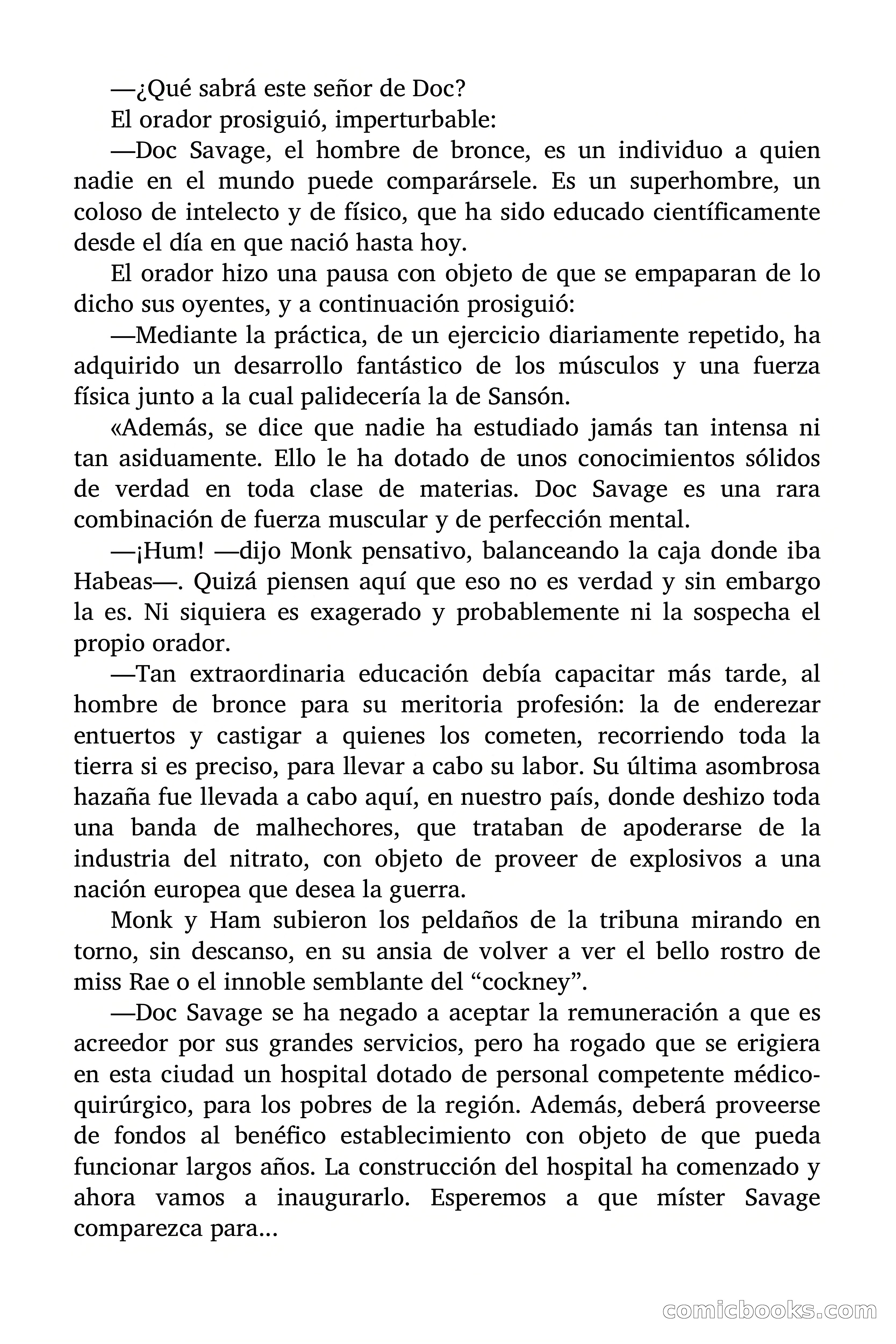 Doc Savage Magazine, 'Locura Azul' — page 14 of 175