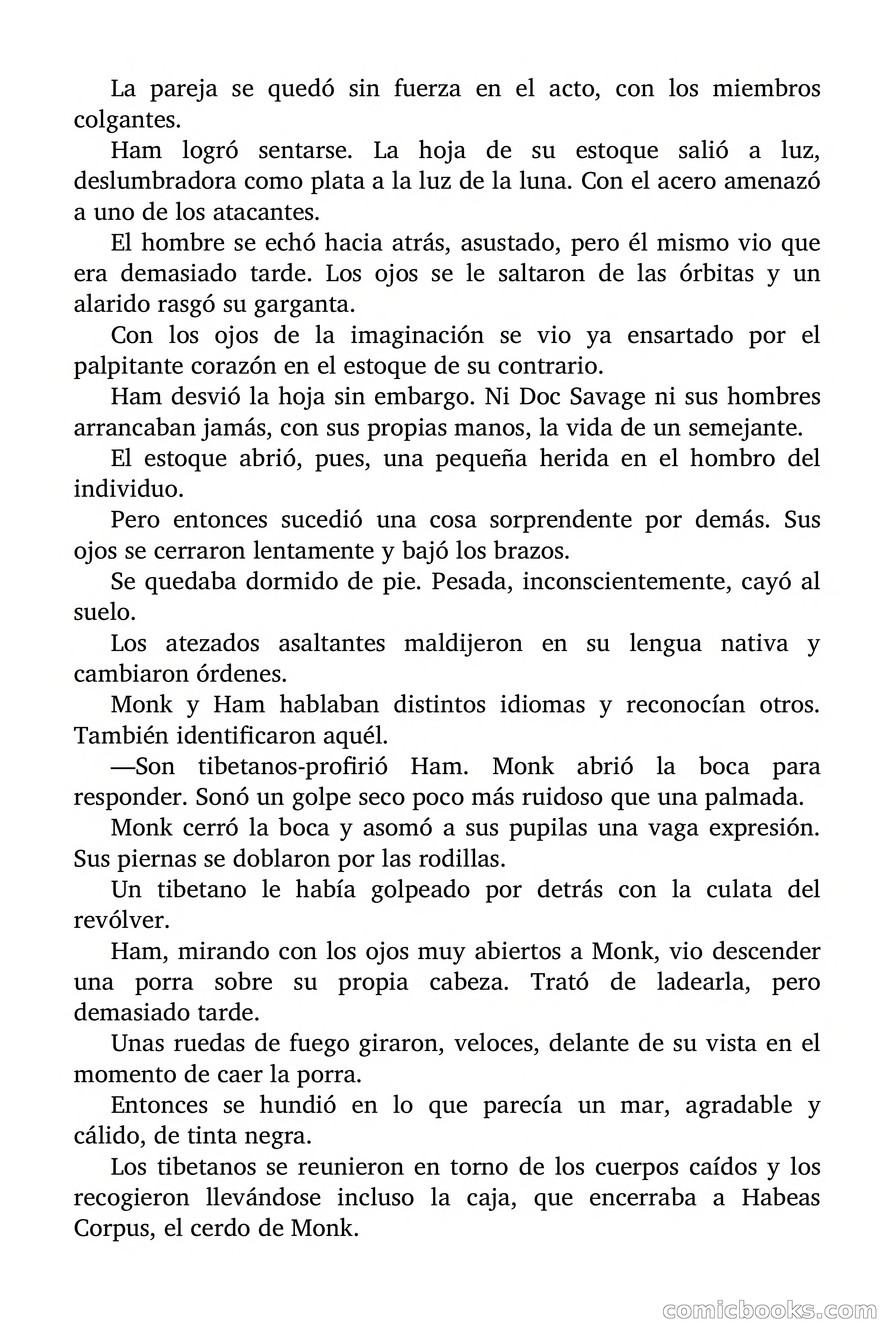 Doc Savage Magazine, 'Locura Azul' — page 16 of 175