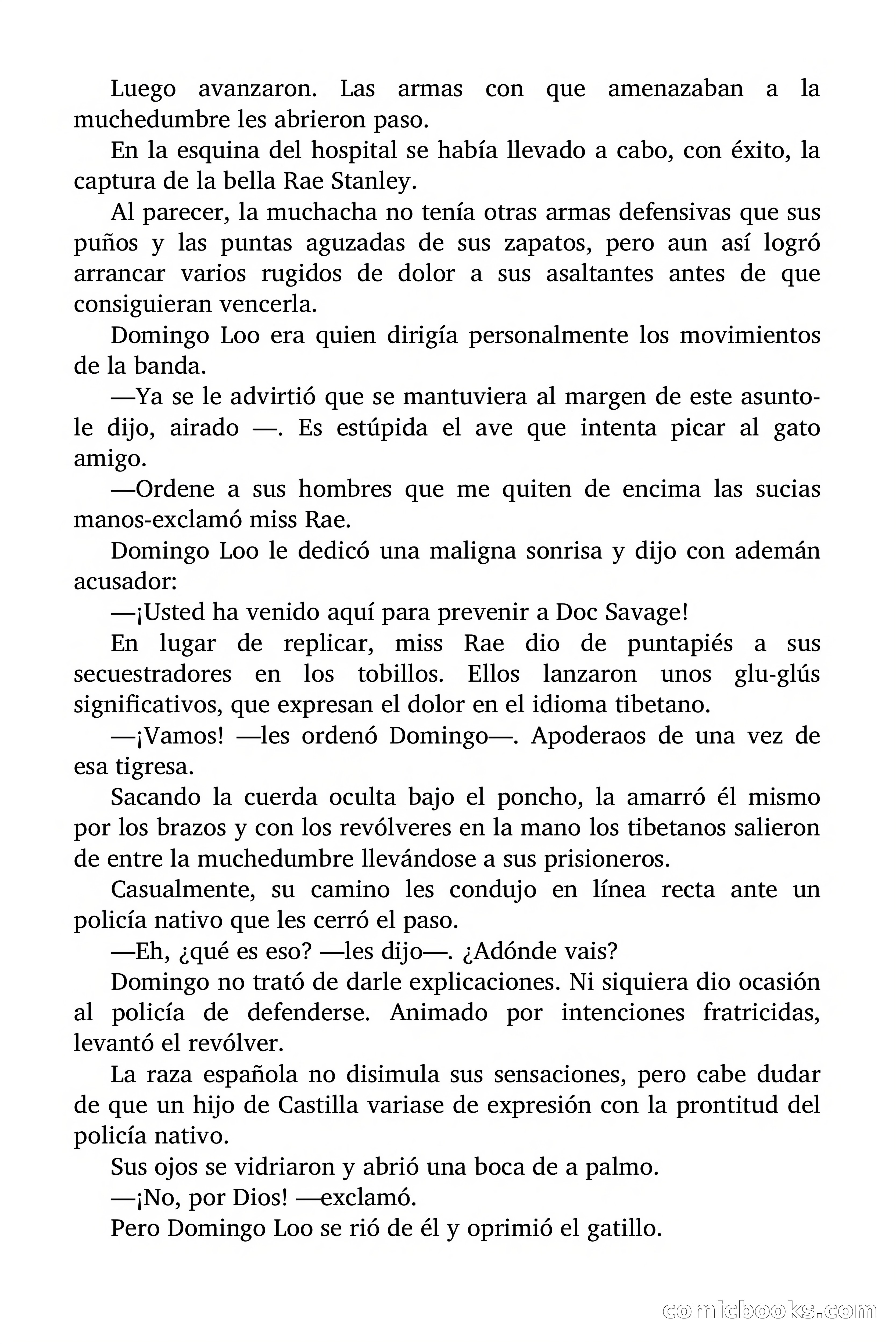 Doc Savage Magazine, 'Locura Azul' — page 17 of 175