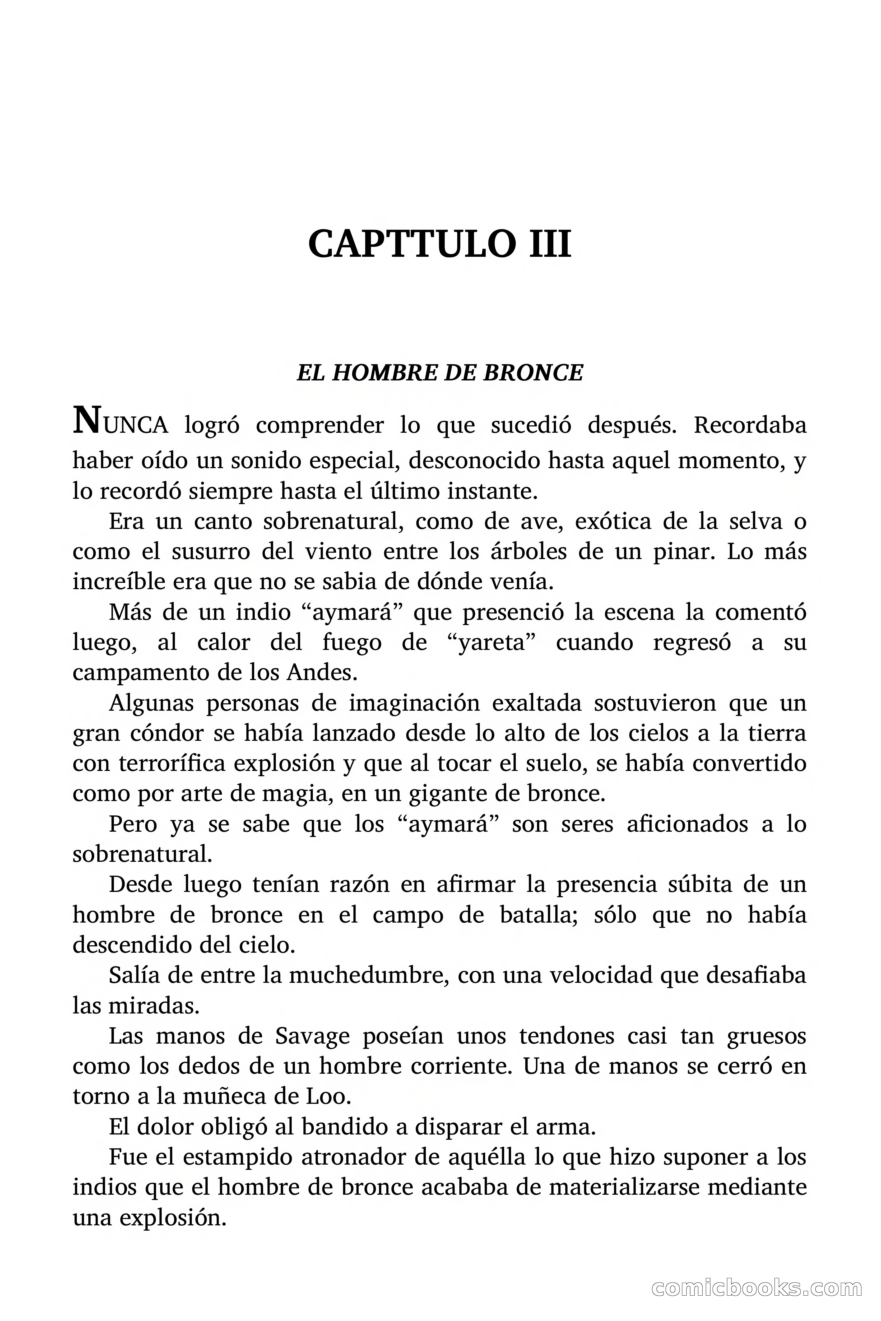 Doc Savage Magazine, 'Locura Azul' — page 18 of 175