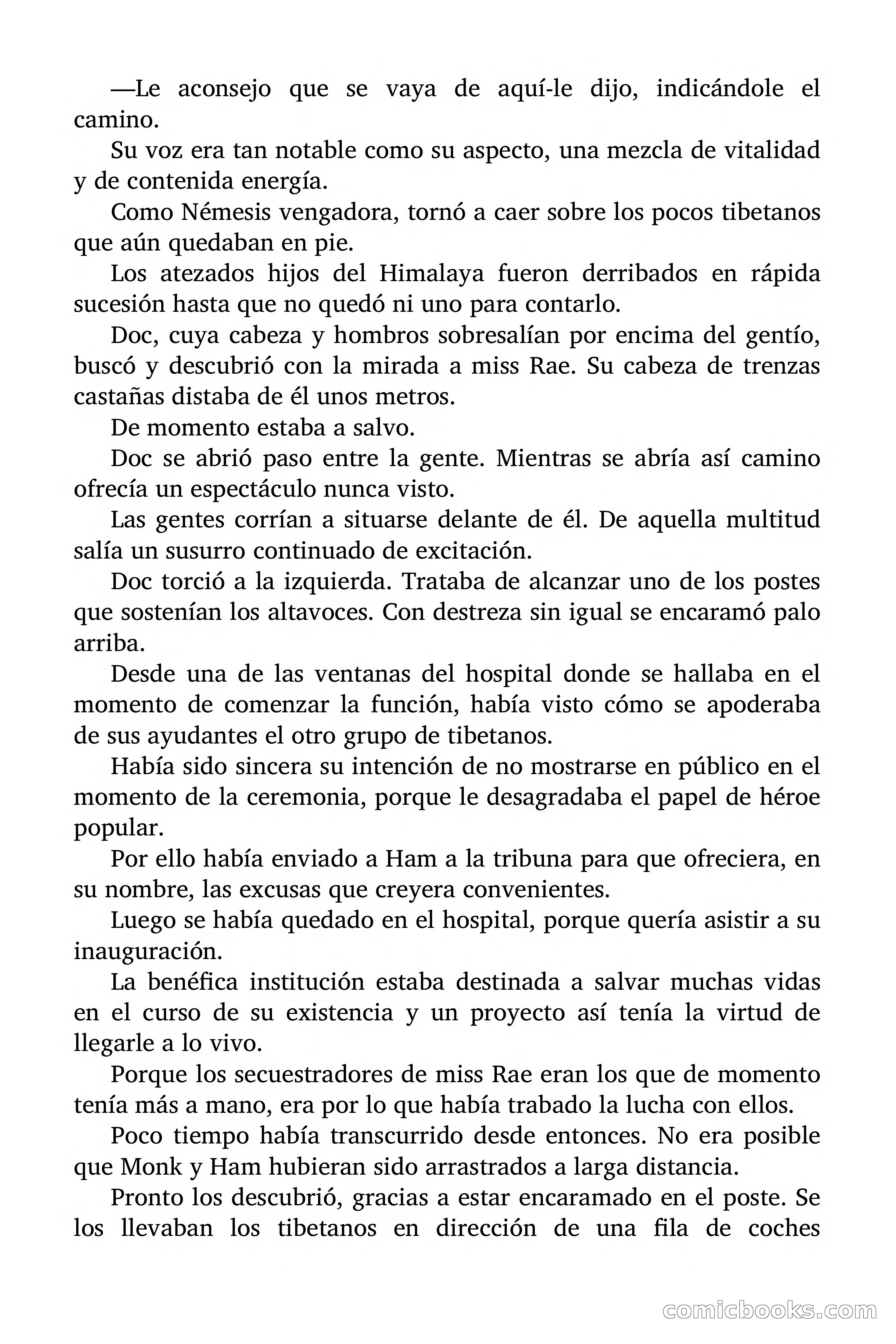 Doc Savage Magazine, 'Locura Azul' — page 20 of 175