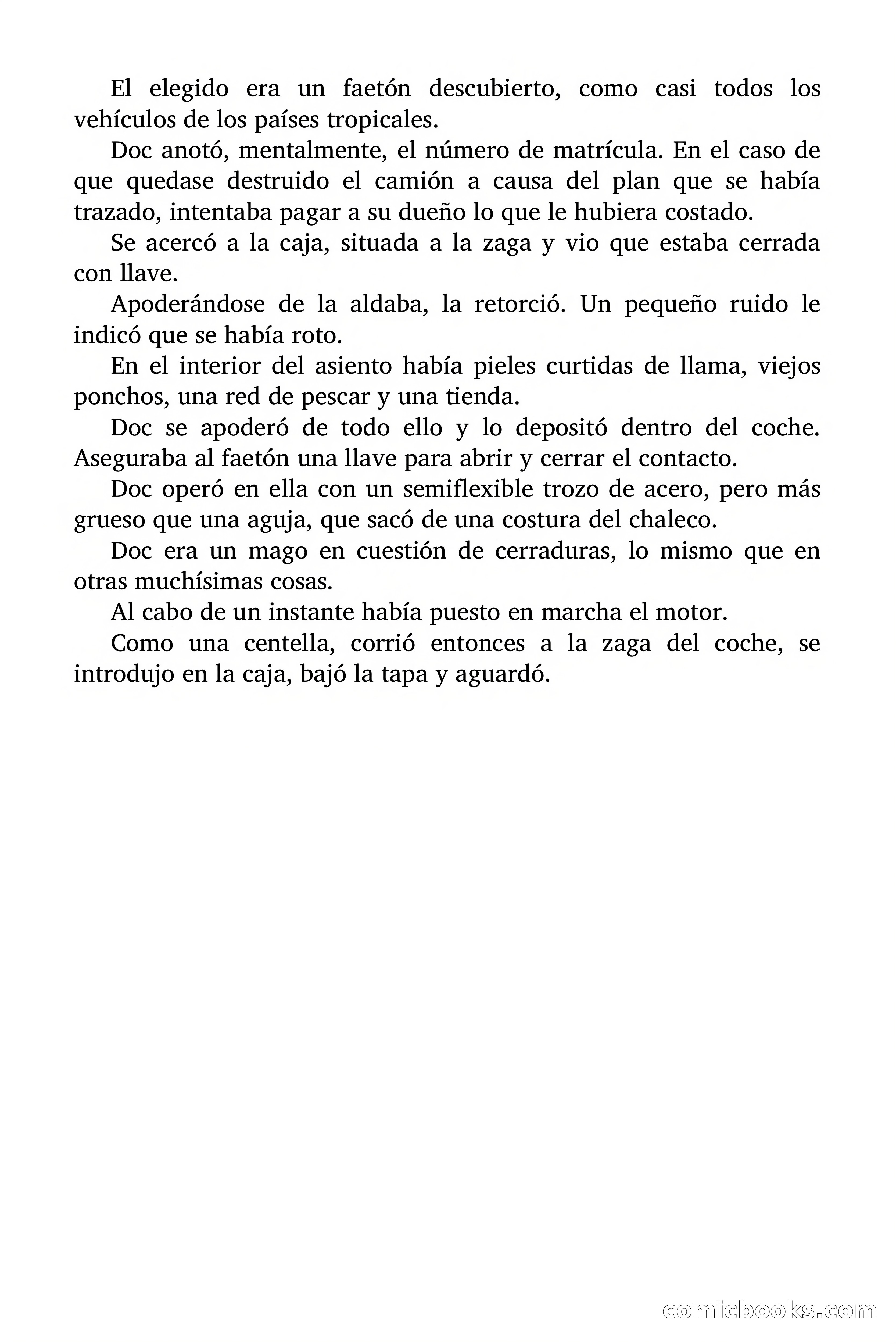 Doc Savage Magazine, 'Locura Azul' — page 22 of 175