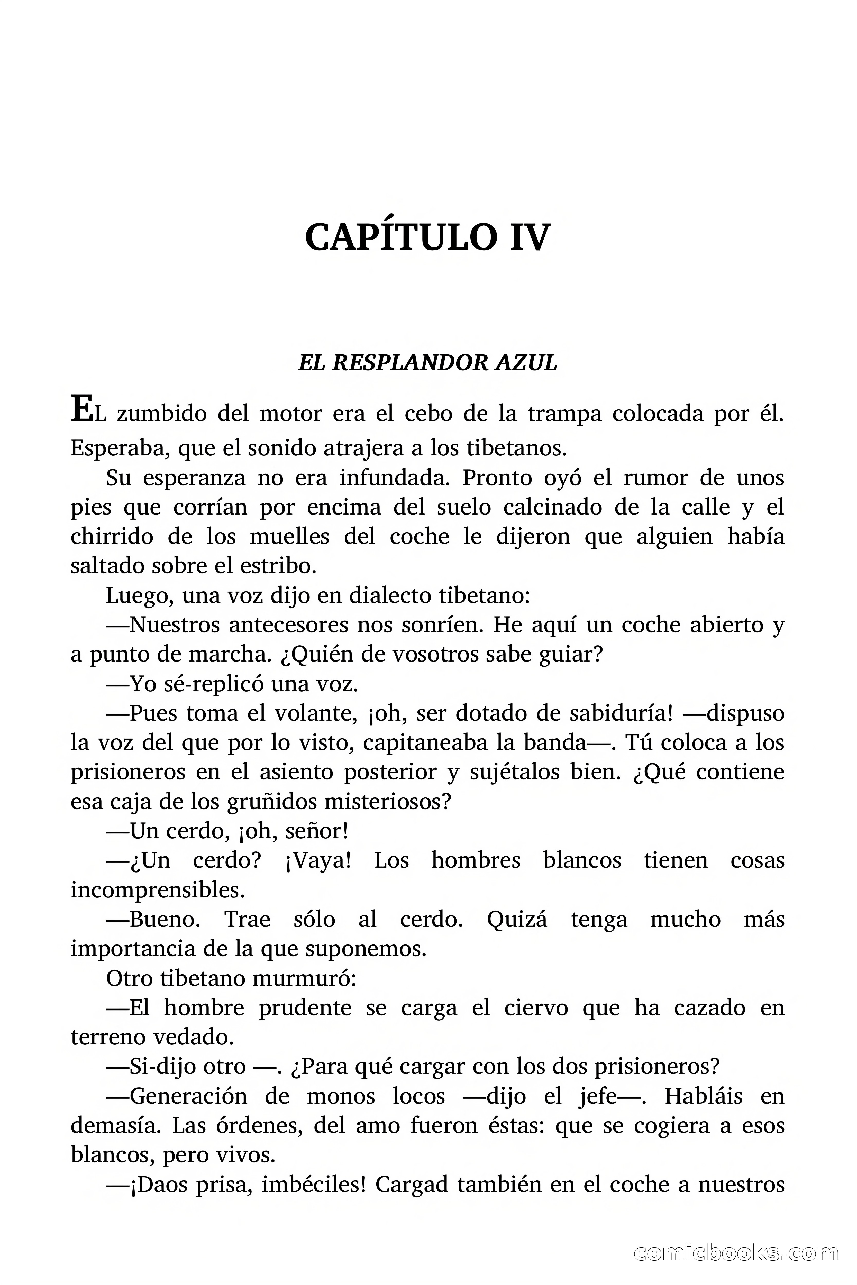 Doc Savage Magazine, 'Locura Azul' — page 23 of 175