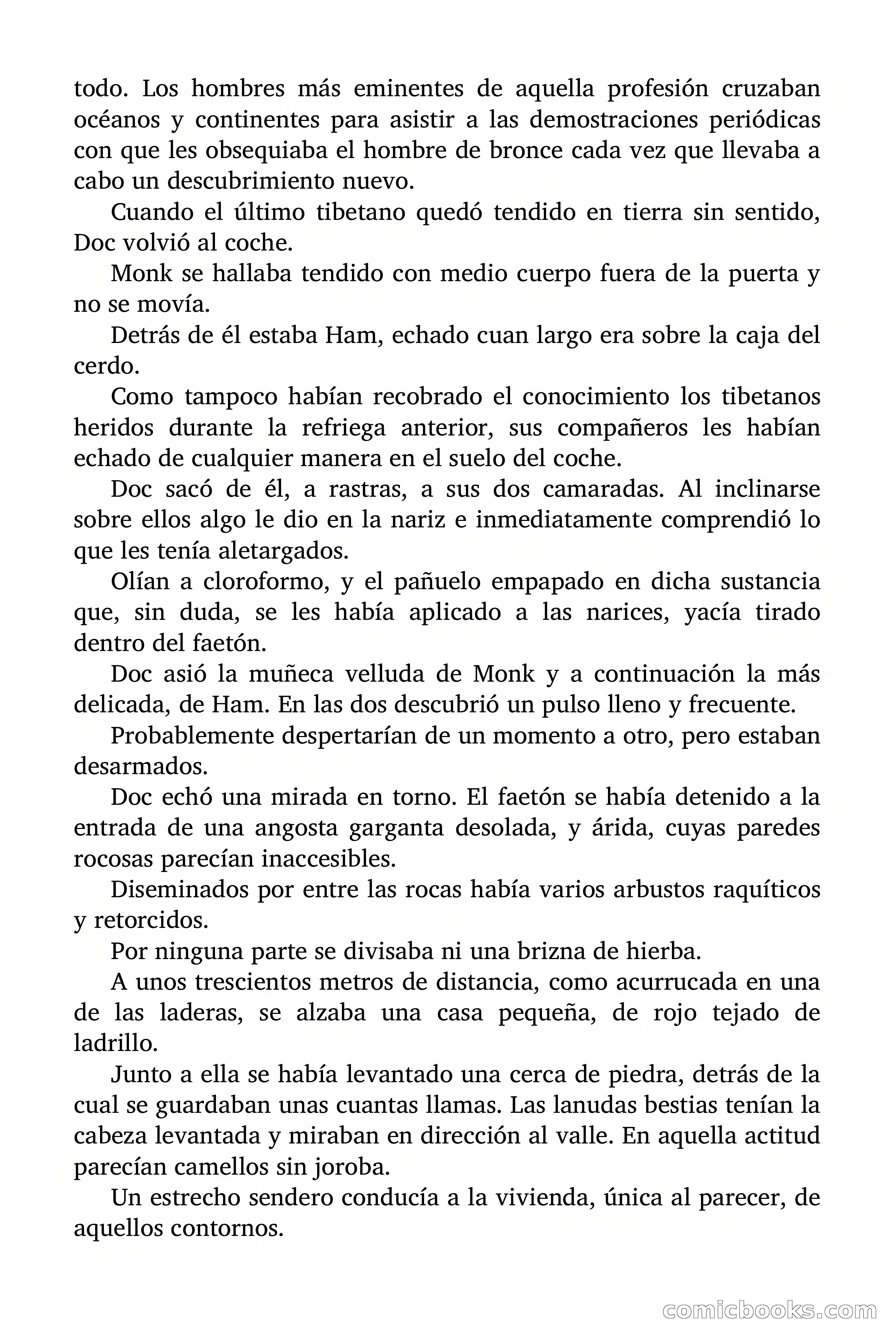 Doc Savage Magazine, 'Locura Azul' — page 26 of 175