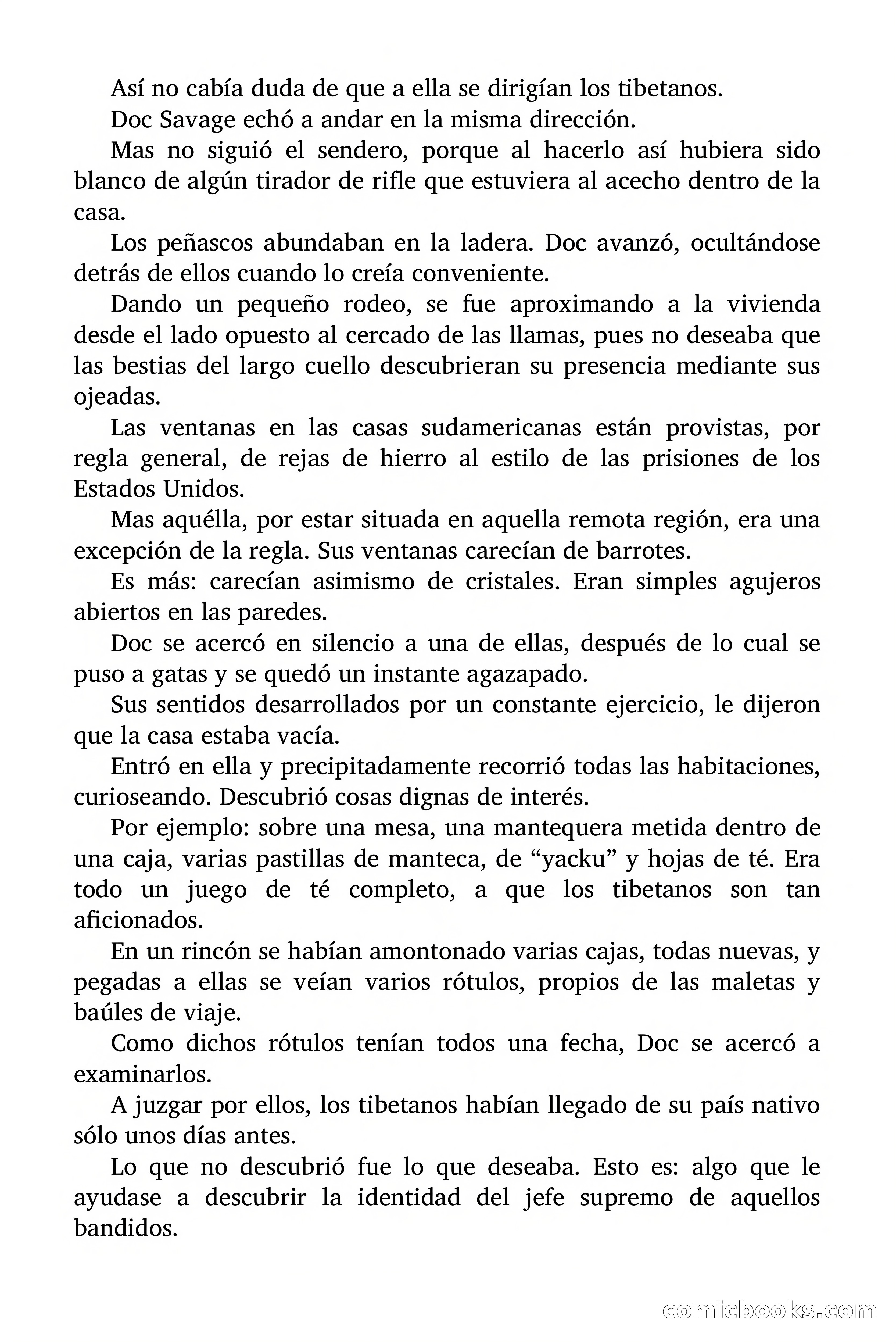 Doc Savage Magazine, 'Locura Azul' — page 27 of 175