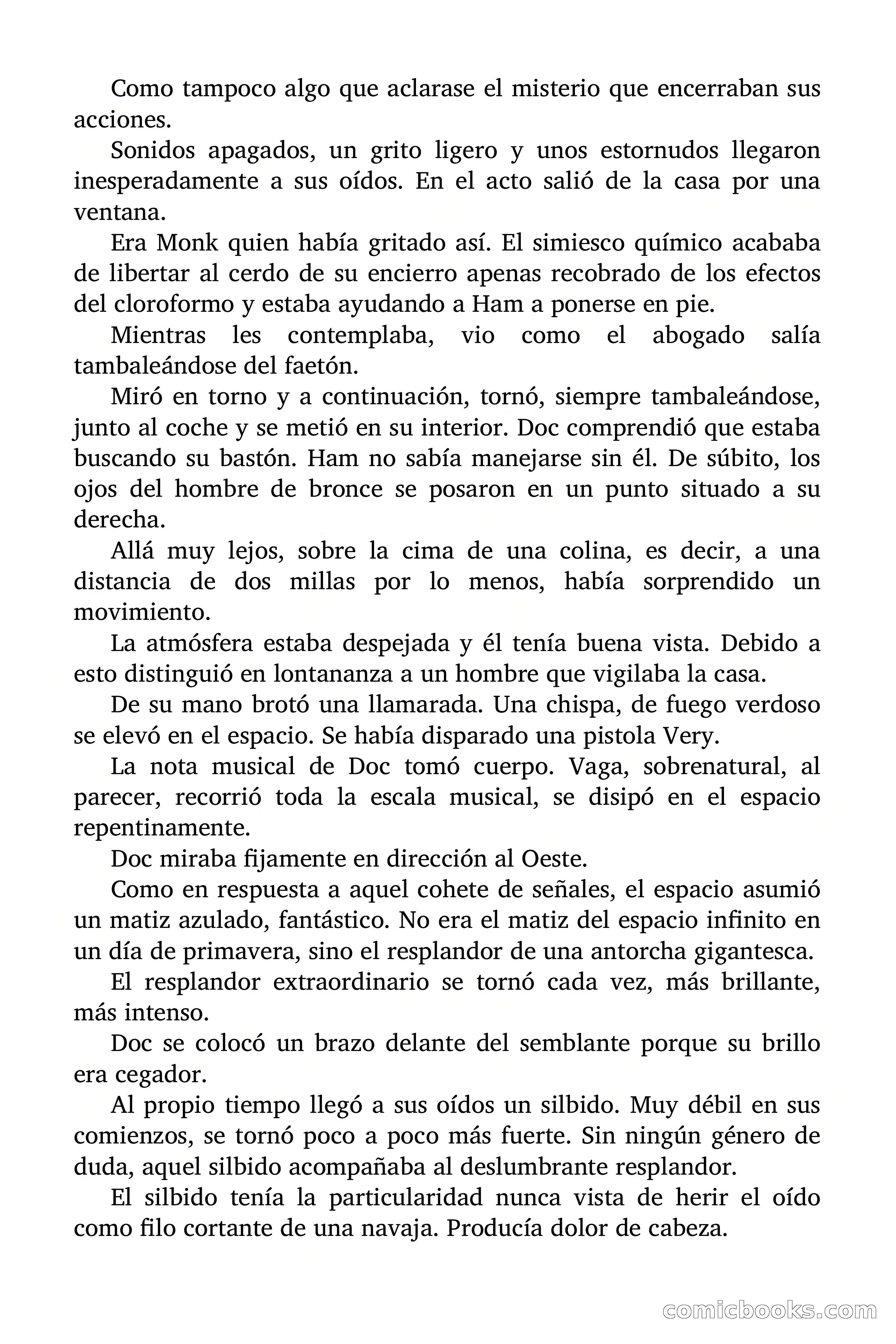 Doc Savage Magazine, 'Locura Azul' — page 28 of 175