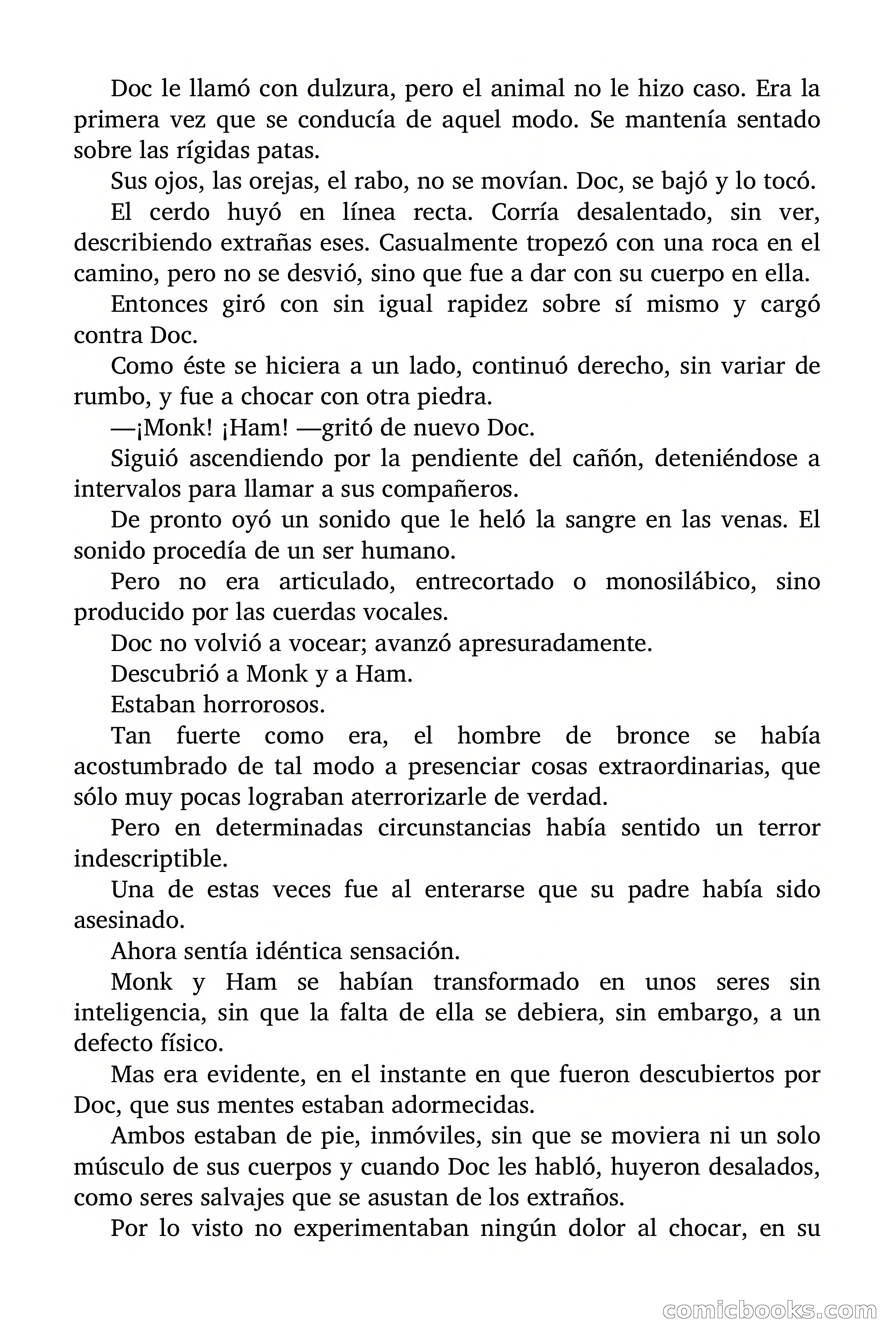 Doc Savage Magazine, 'Locura Azul' — page 31 of 175
