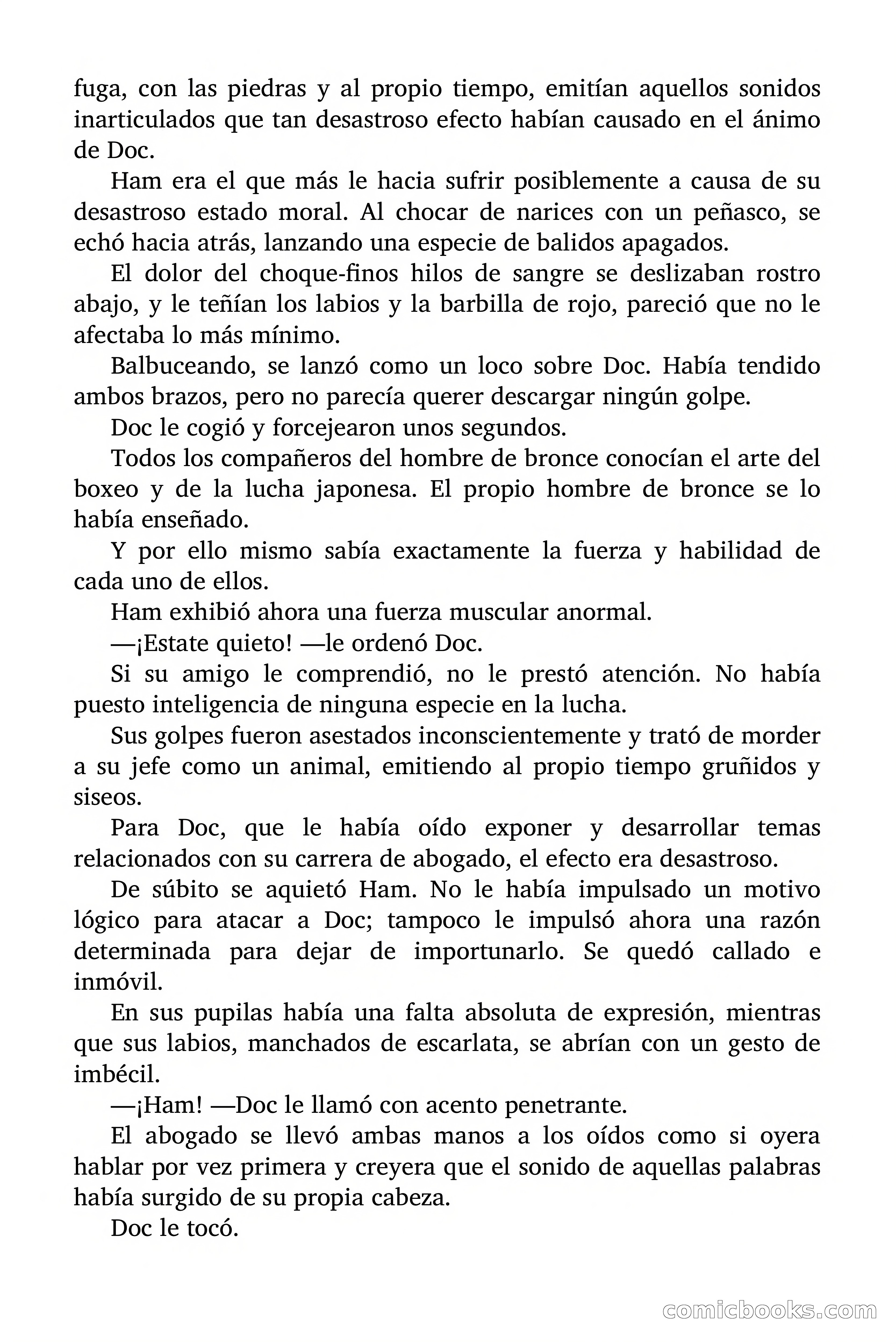 Doc Savage Magazine, 'Locura Azul' — page 32 of 175