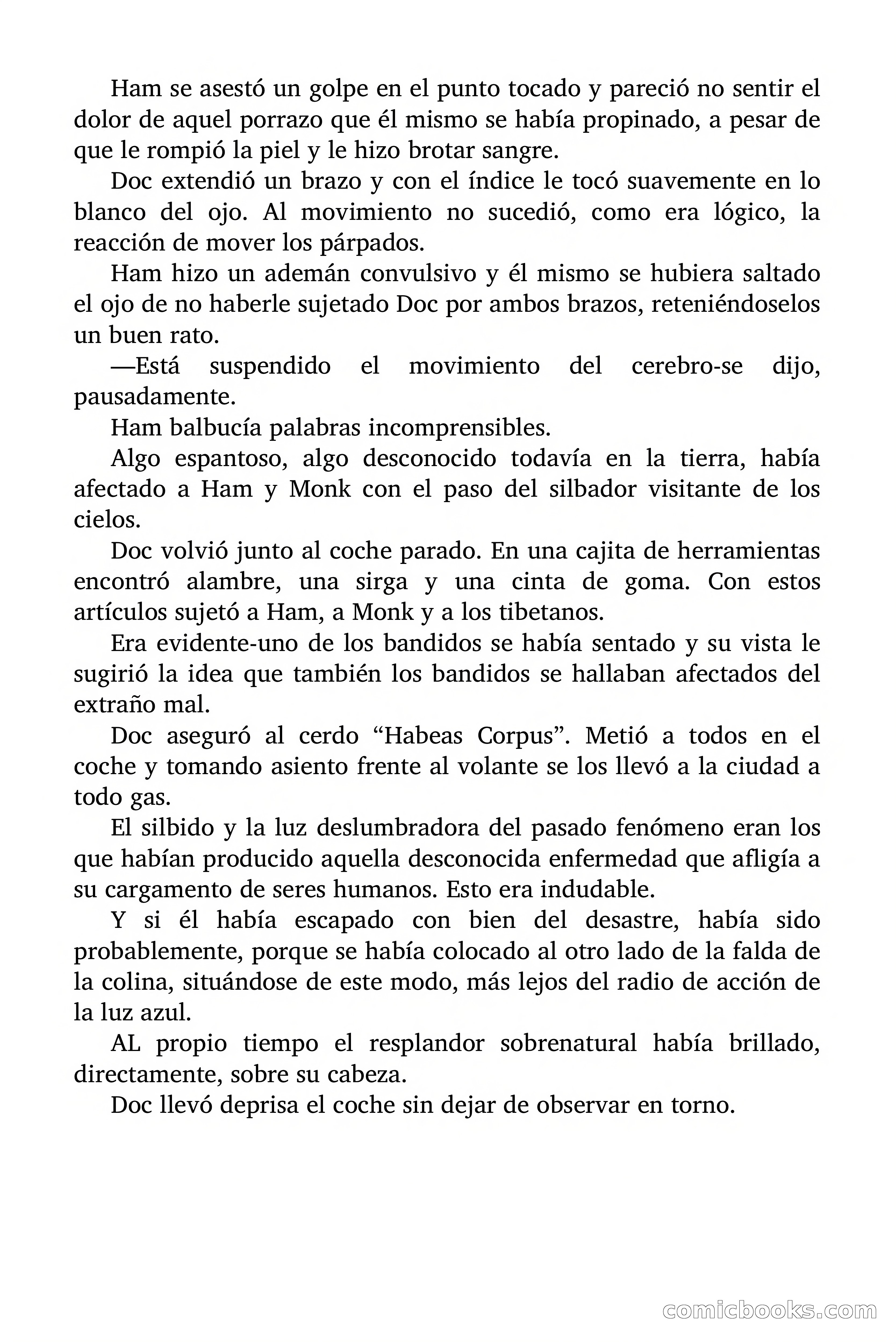 Doc Savage Magazine, 'Locura Azul' — page 33 of 175