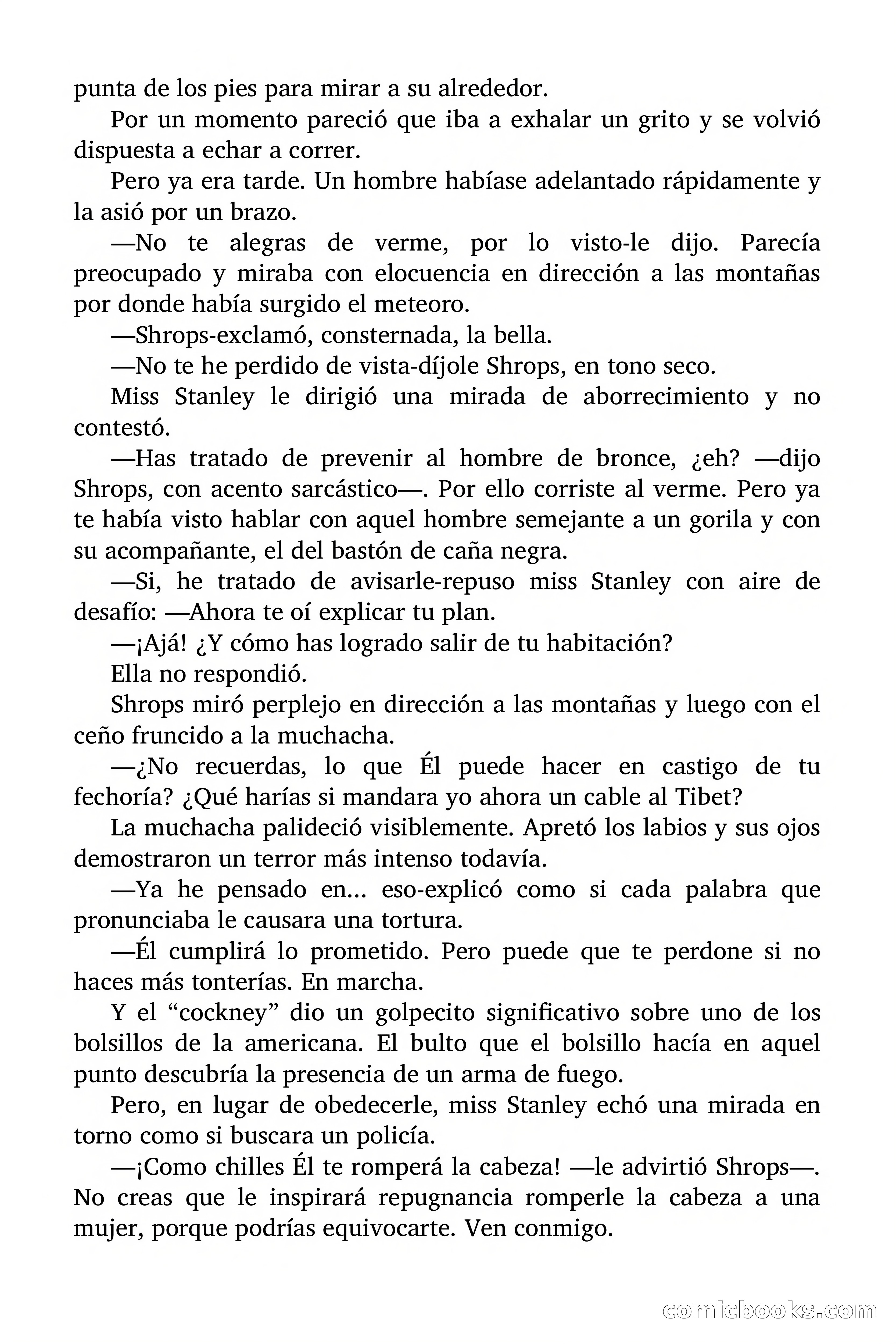 Doc Savage Magazine, 'Locura Azul' — page 35 of 175