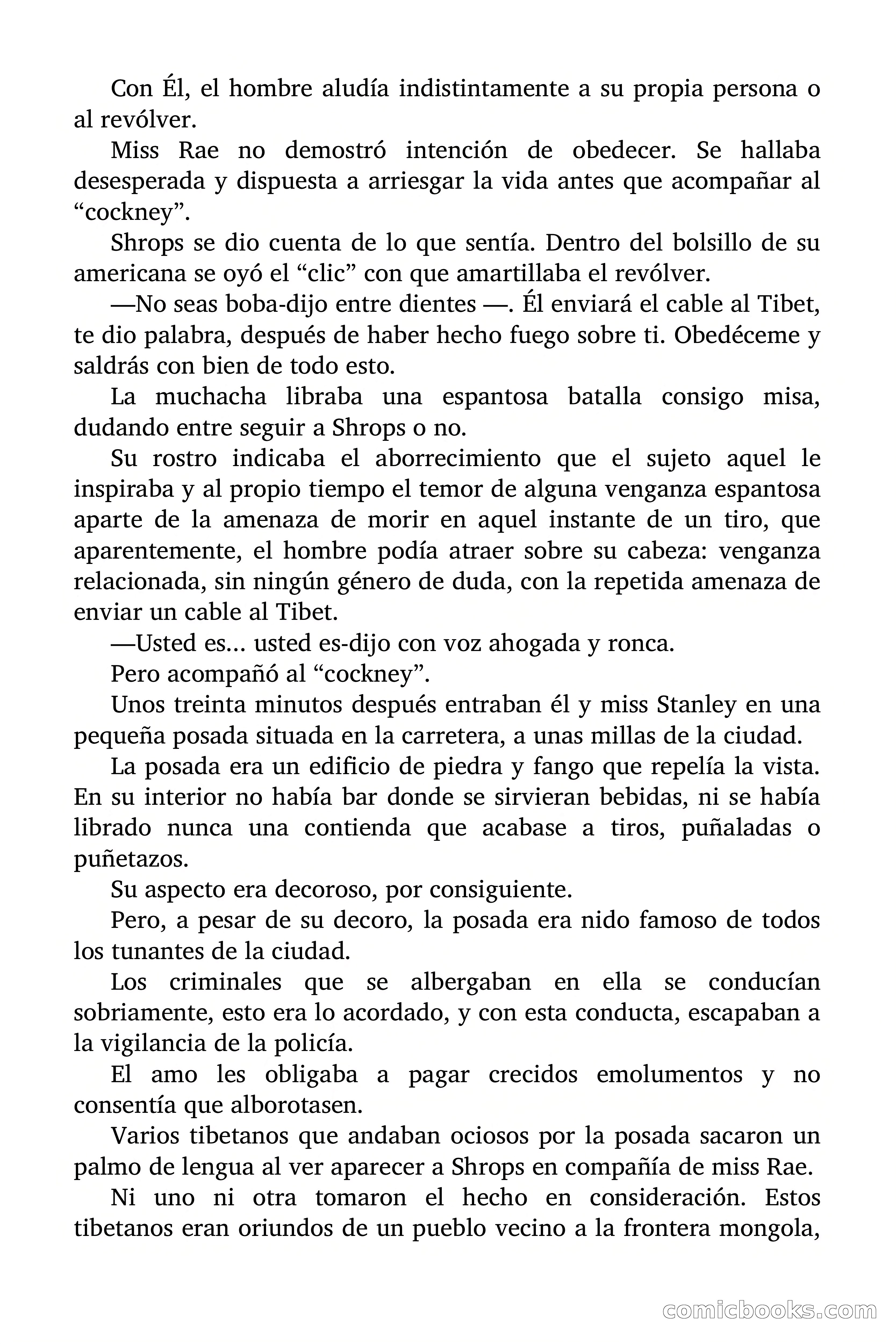 Doc Savage Magazine, 'Locura Azul' — page 36 of 175
