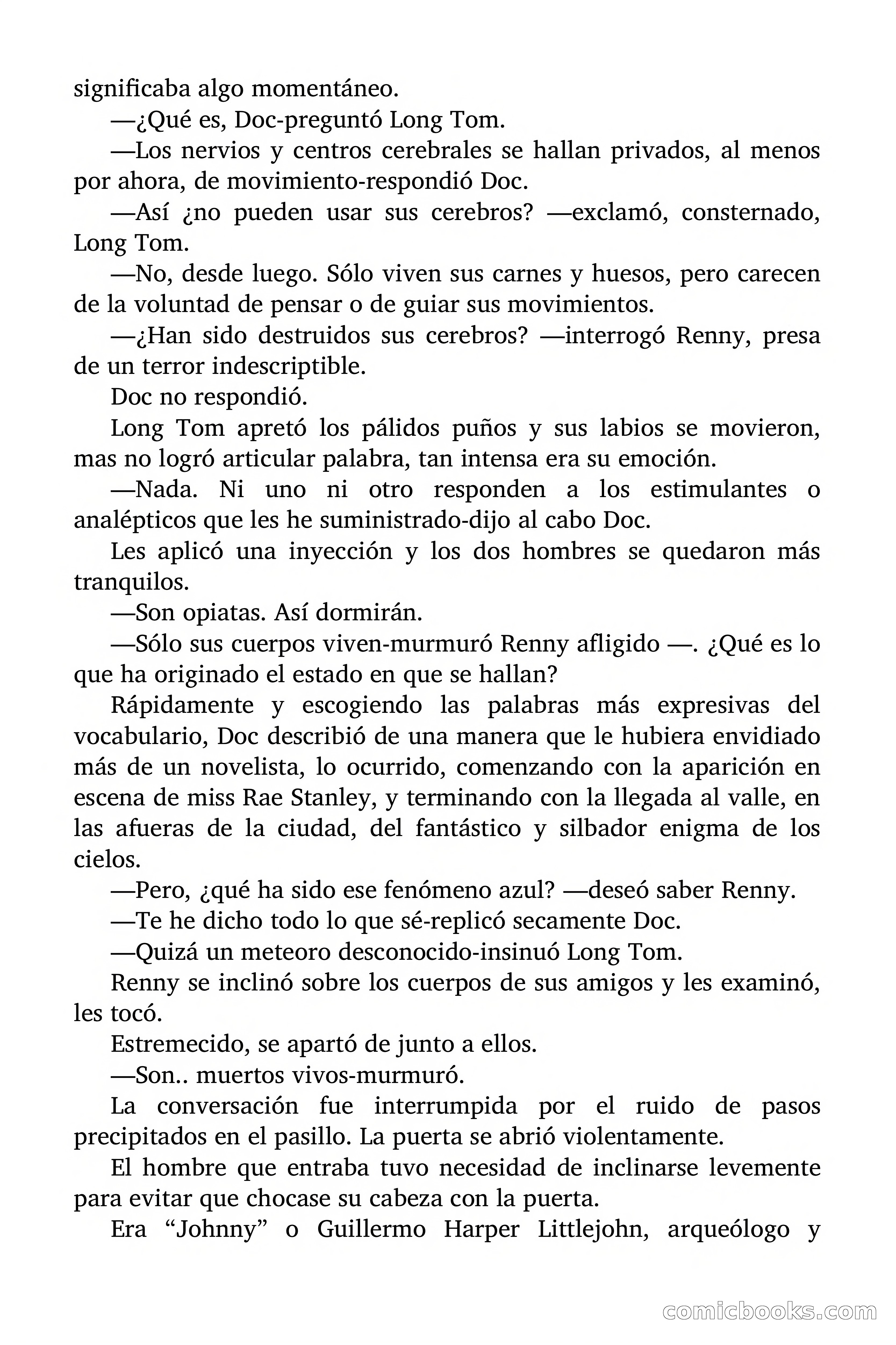 Doc Savage Magazine, 'Locura Azul' — page 43 of 175