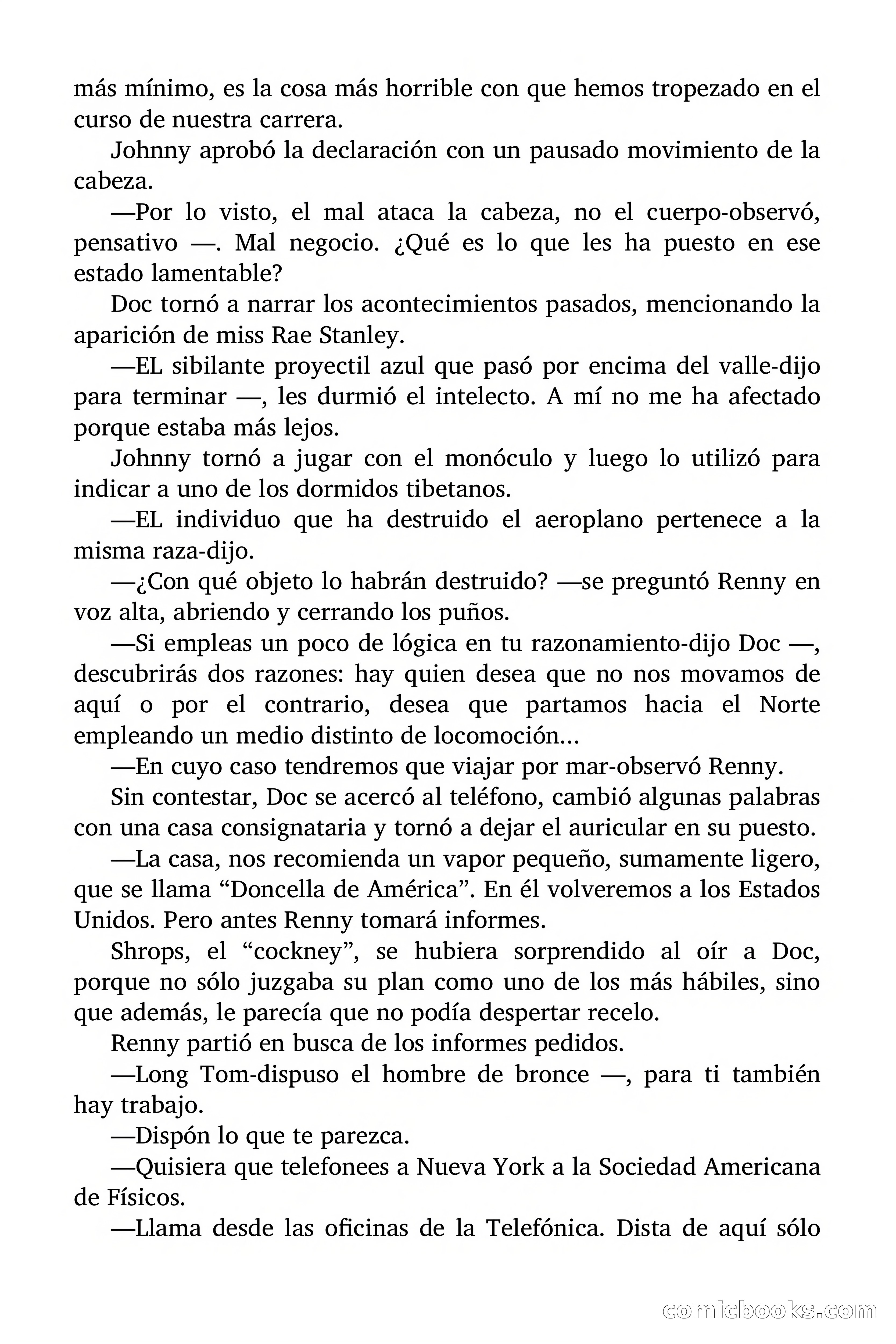 Doc Savage Magazine, 'Locura Azul' — page 45 of 175
