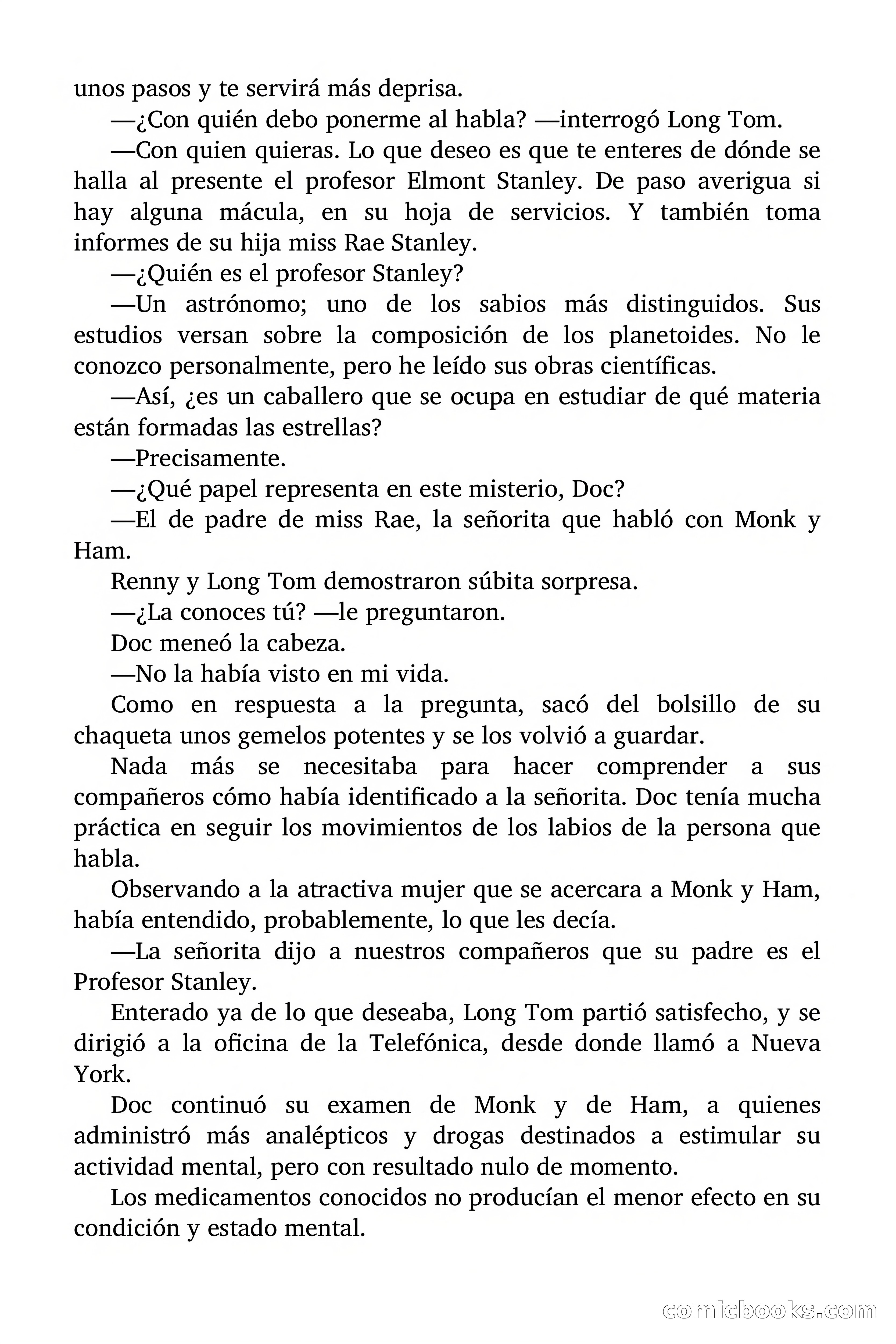 Doc Savage Magazine, 'Locura Azul' — page 46 of 175
