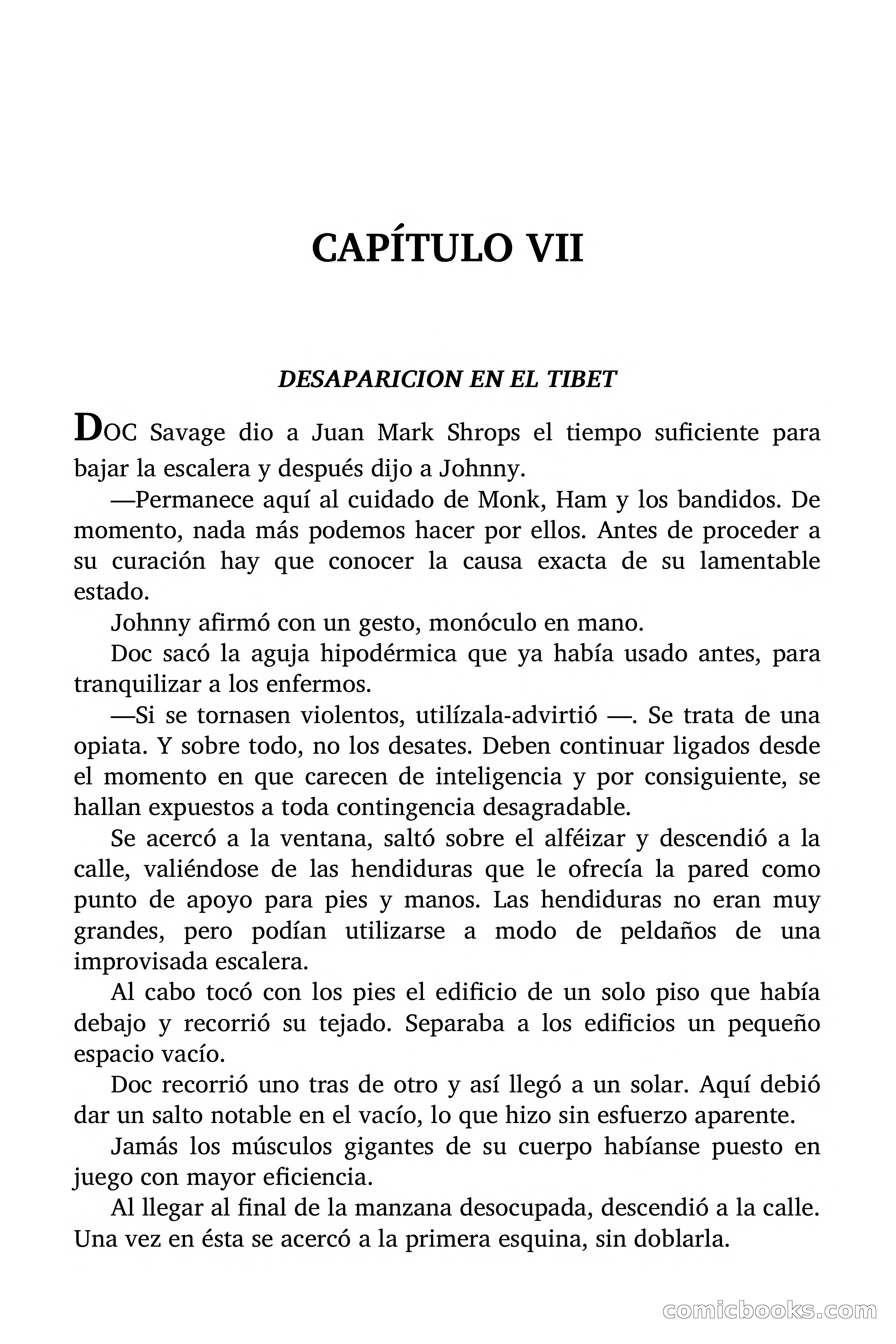 Doc Savage Magazine, 'Locura Azul' — page 51 of 175